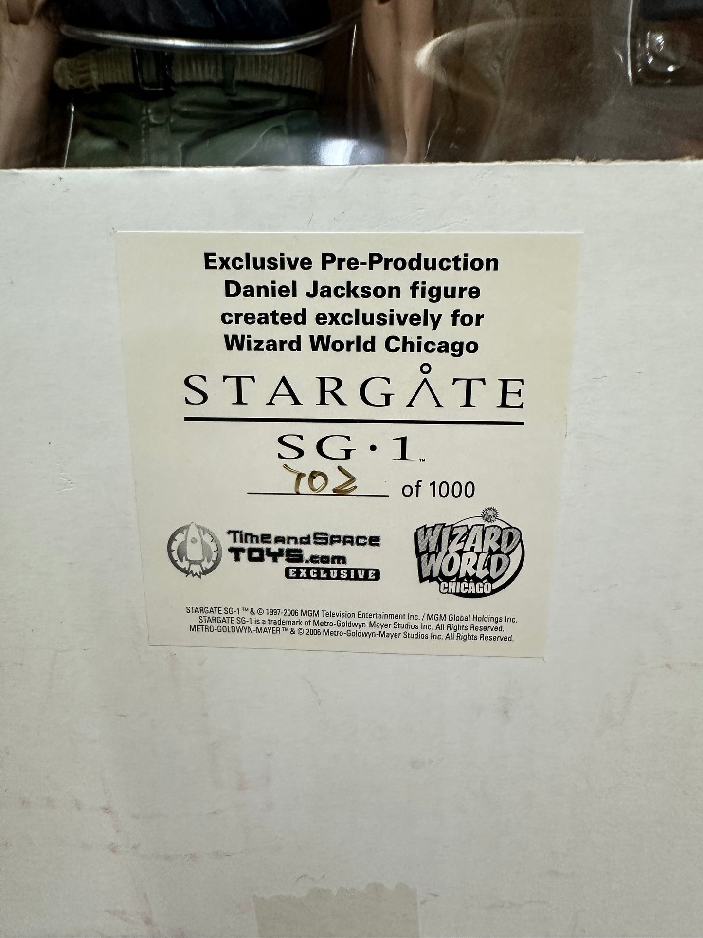 Stargate SG-1 Daniel Jackson Exclusive Action Figure Limited Edition