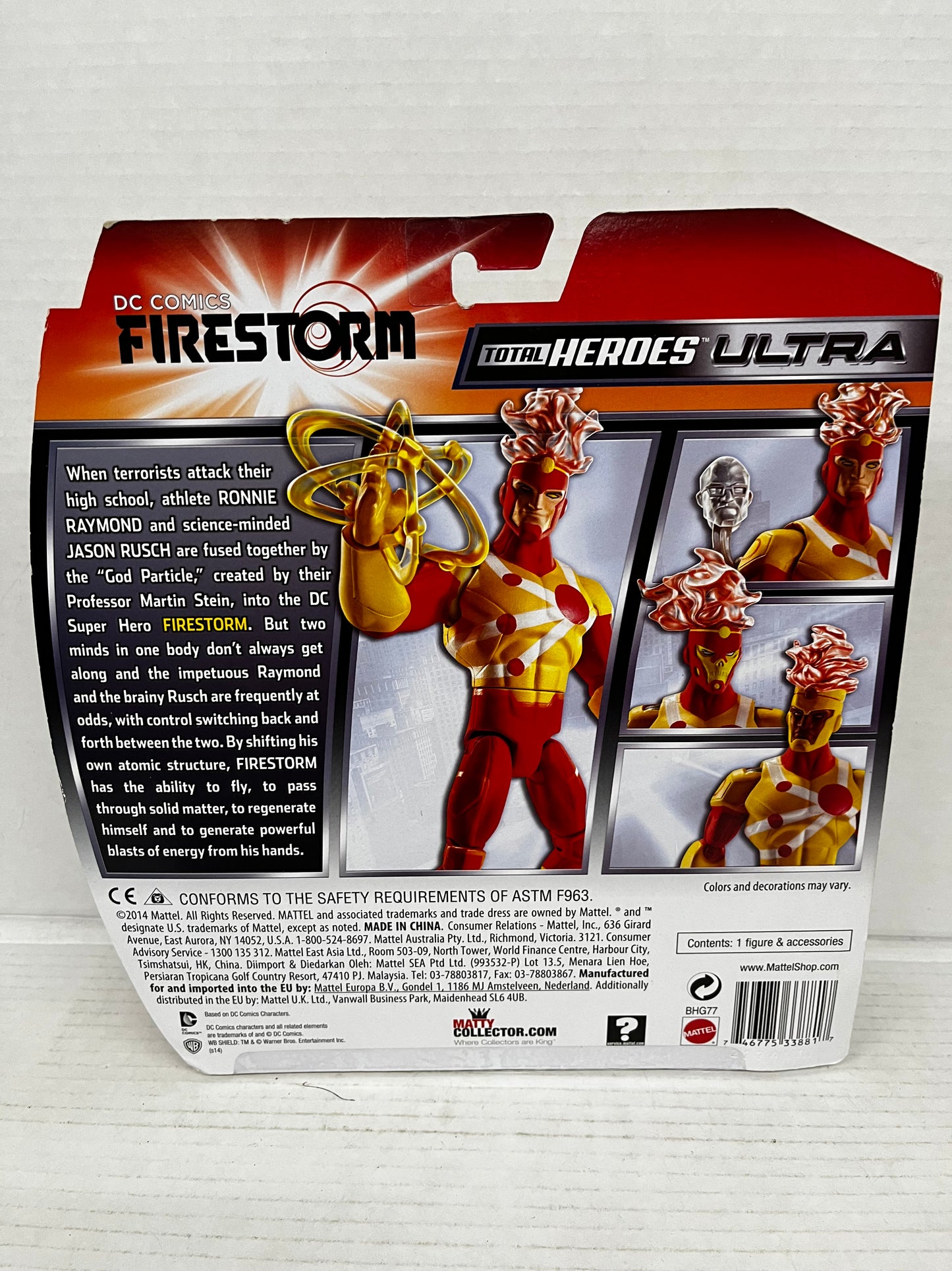 Firestorm DC Comics Total Heros Ultra Adult Collector Action Figure New Mattel
