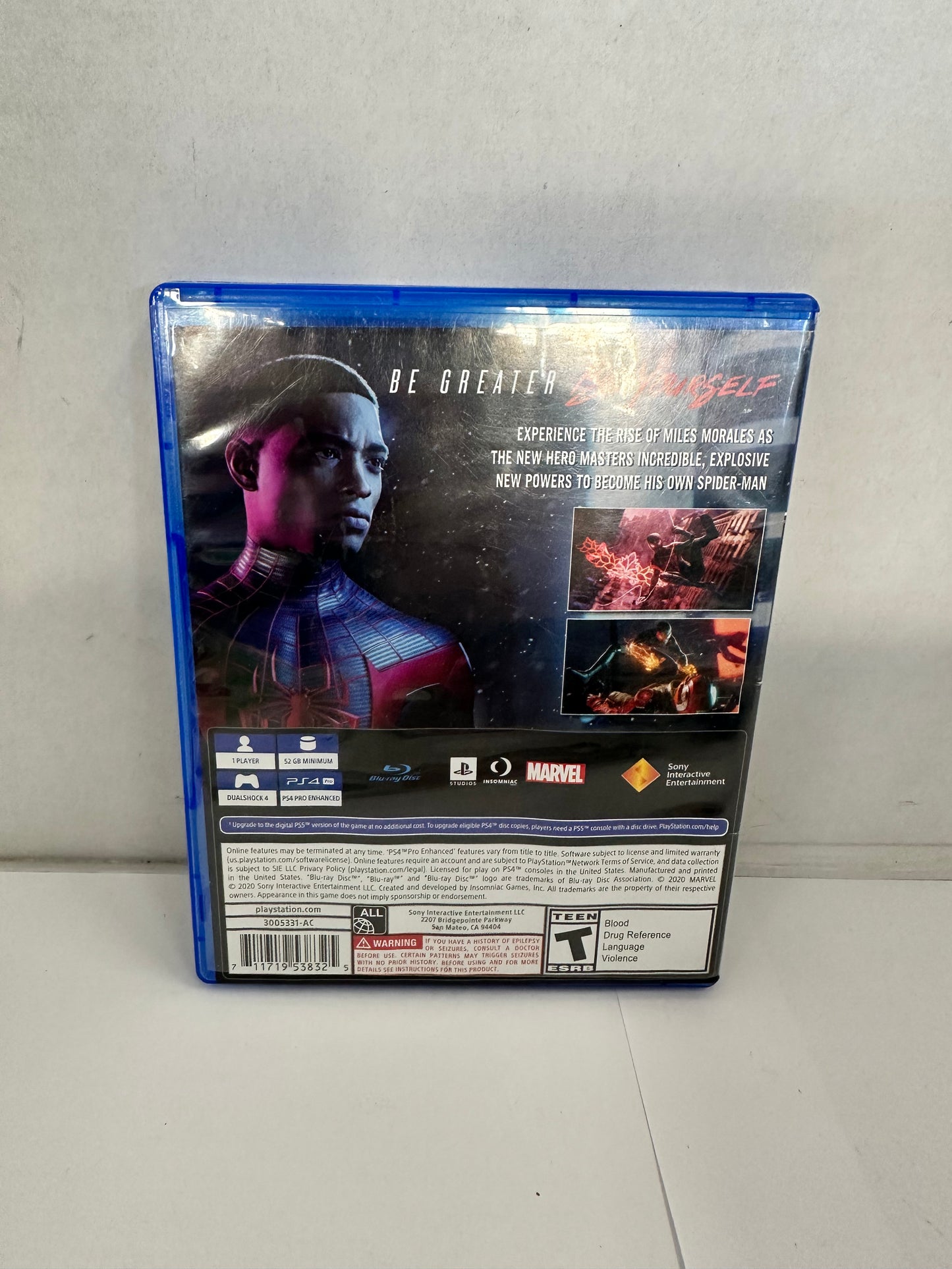 Marvel's Spider-Man: Miles Morales (Sony PlayStation 4) Untested