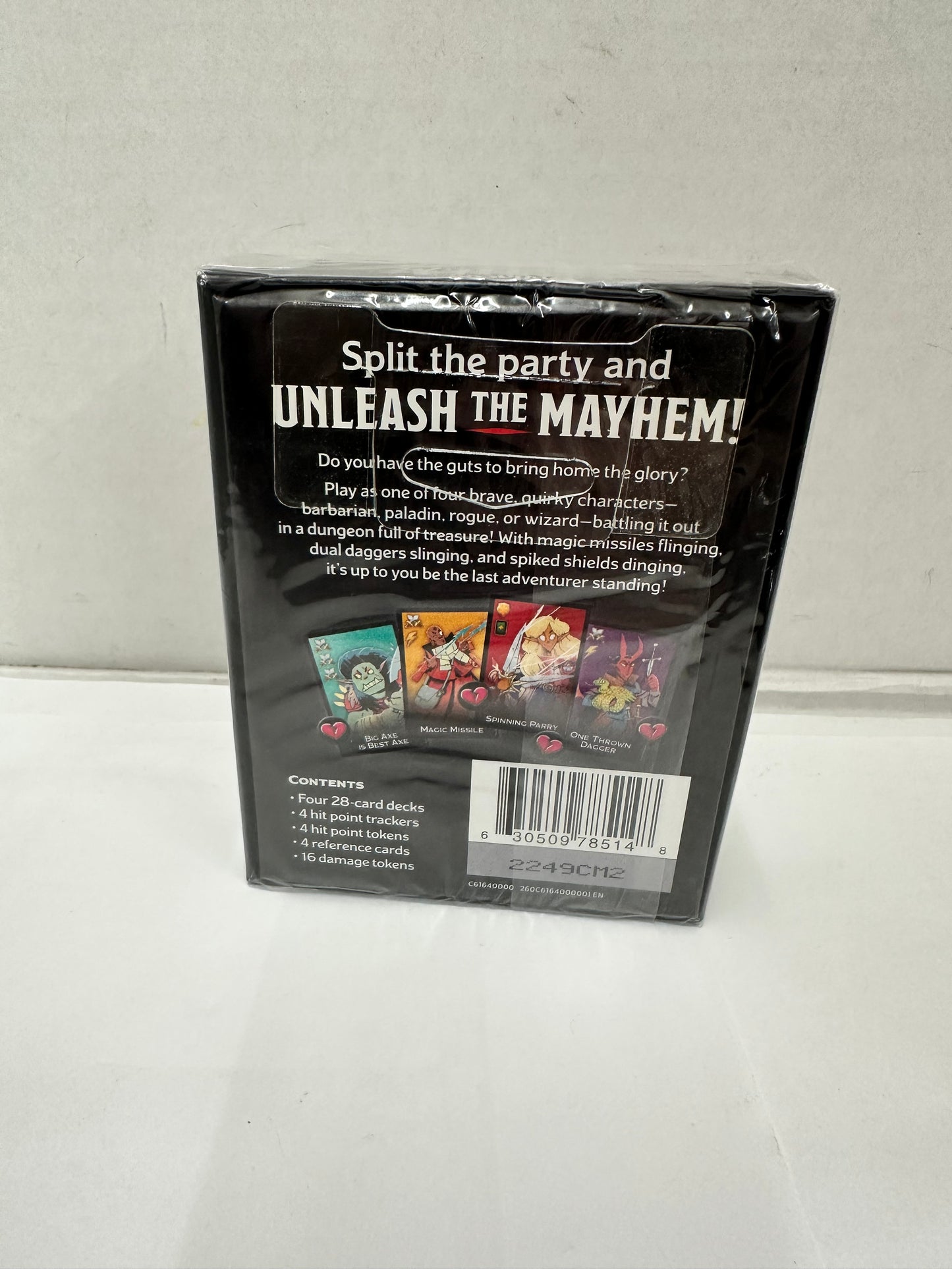 Dungeons & Dragons Dungeon Mayhem Action Packed Card Game Adventurer D&D RPG NEW