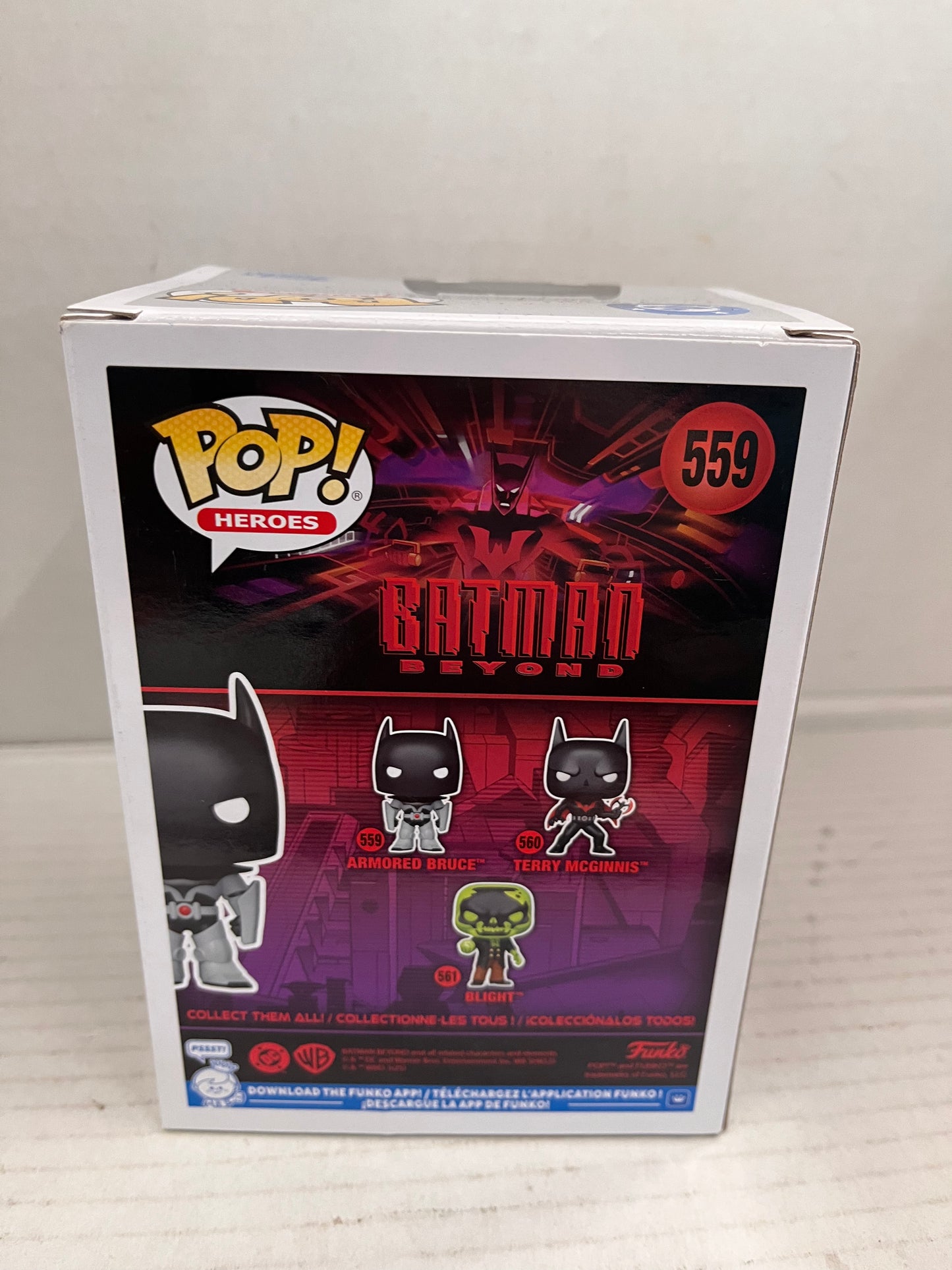 Funko Pop! DC Super Heroes Batman Beyond Armored Bruce #559
