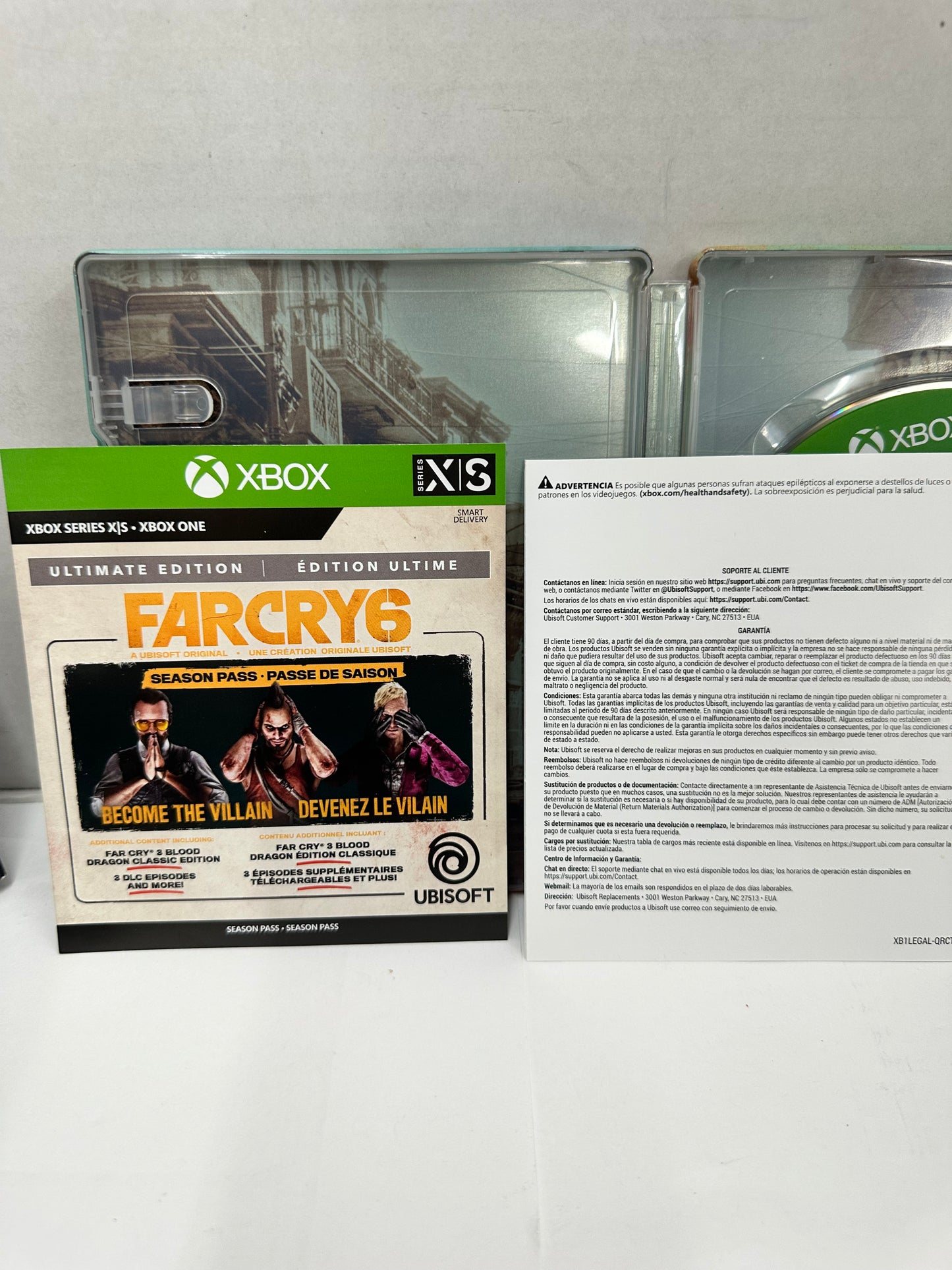 Far Cry 6 Ultimate Edition Steelbook Xbox Series x/One