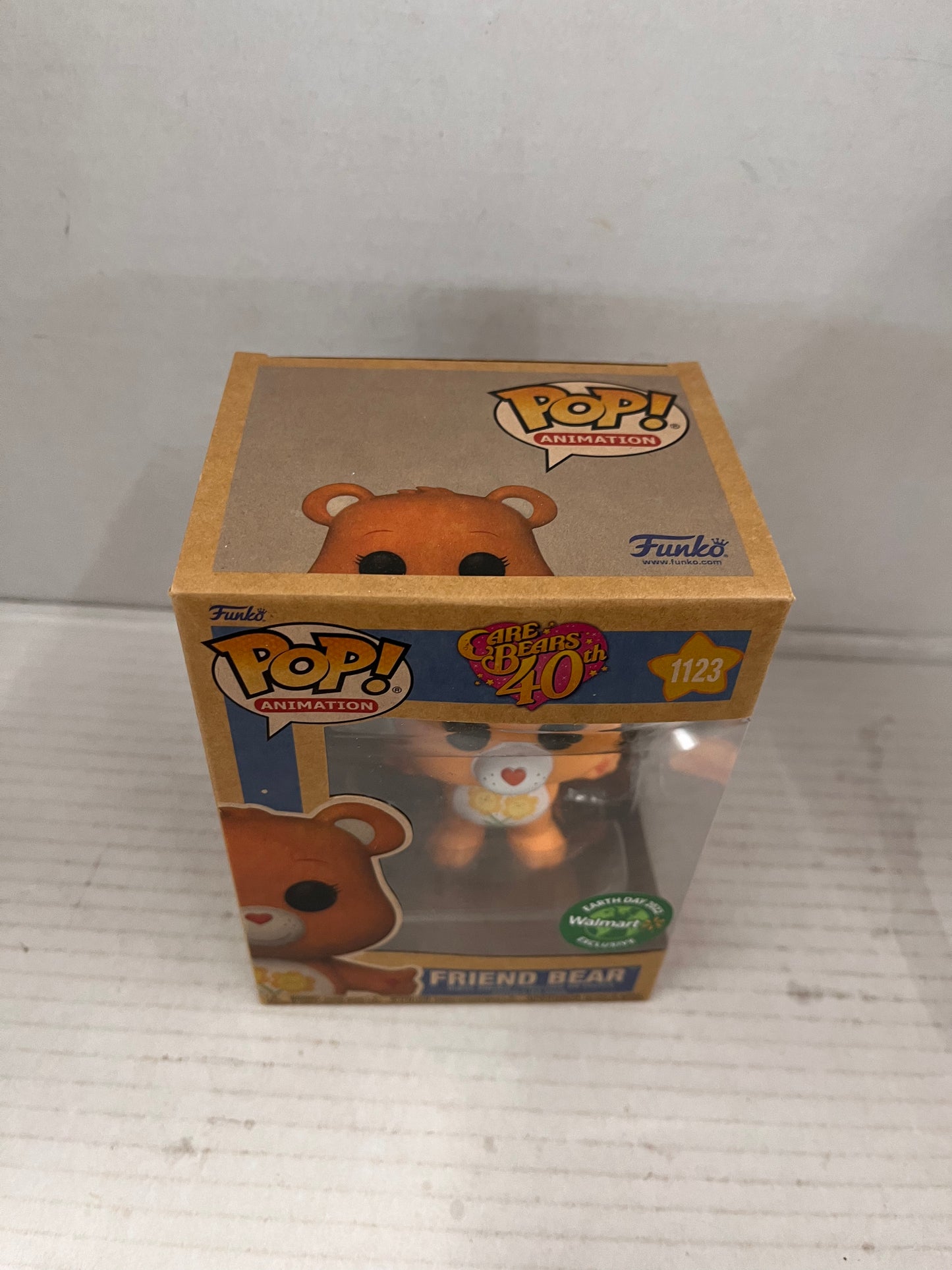 Funko Pop Care Bears Friend Bear Exclusive Earth Day New Vinyl Figure Animation