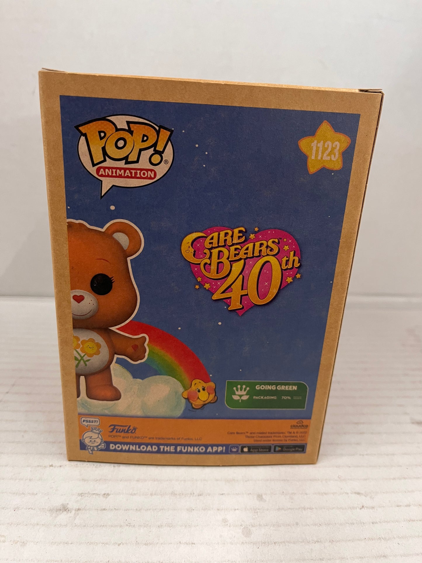 Funko Pop Care Bears Friend Bear Exclusive Earth Day New Vinyl Figure Animation