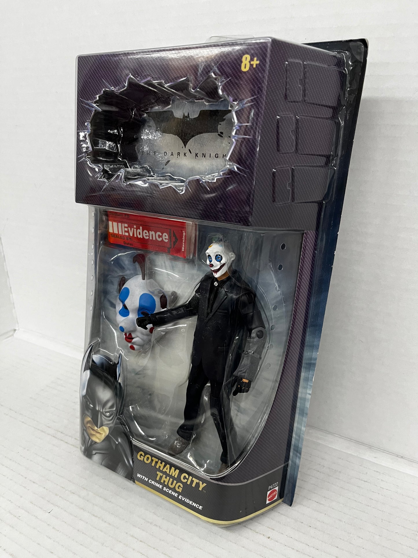 Mattel GOTHAM CITY THUG 6" Figure with CRIME SCENE EVIDENCE Dark Knight