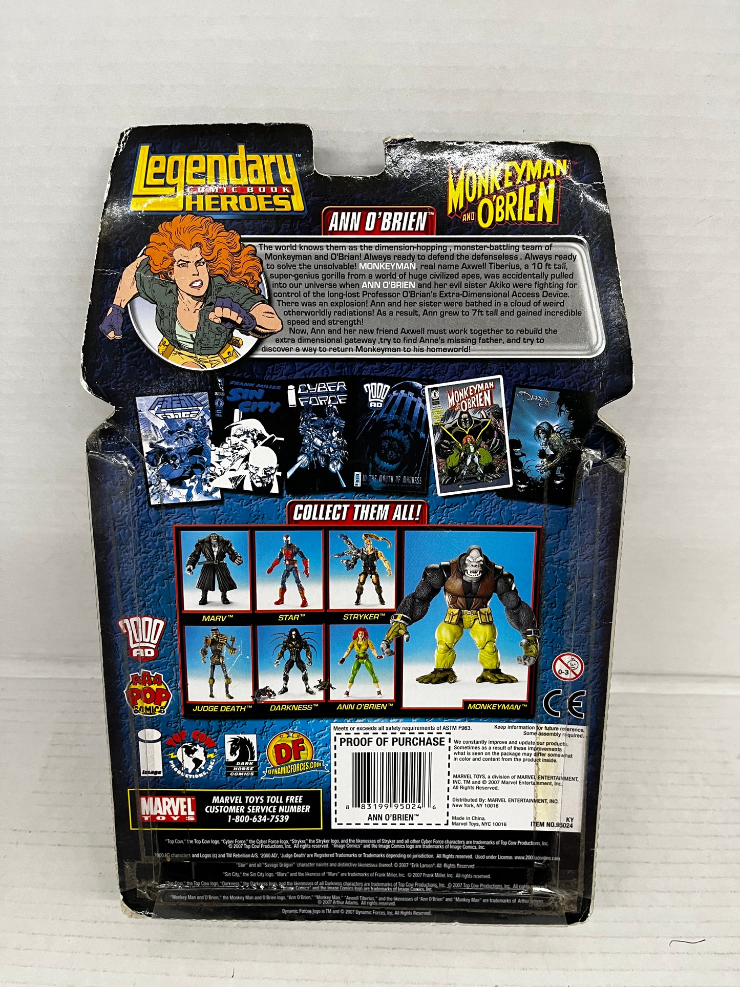 Ann O'Brien Variant Monkeyman BAF Legendary Comic Book Heroes Marvel Toys