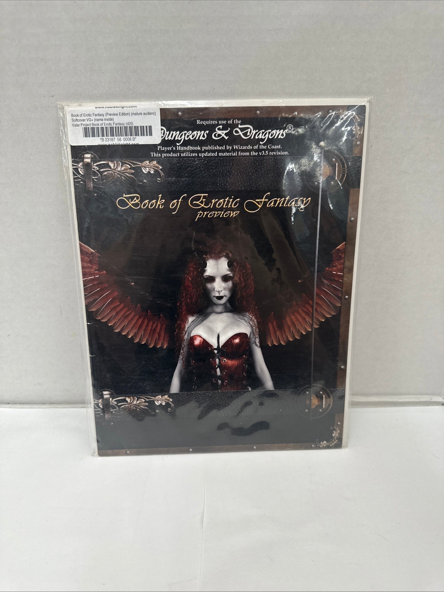 Book of Erotic Fantasy By Duncan Scott Gwendolyn F.M. Kestrel HC D20 OGL D&D RPG