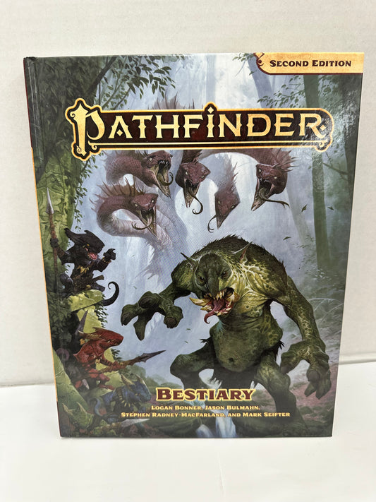 Pathfinder Bestiary - Second Edition - Hardcover By Paizo Publishing