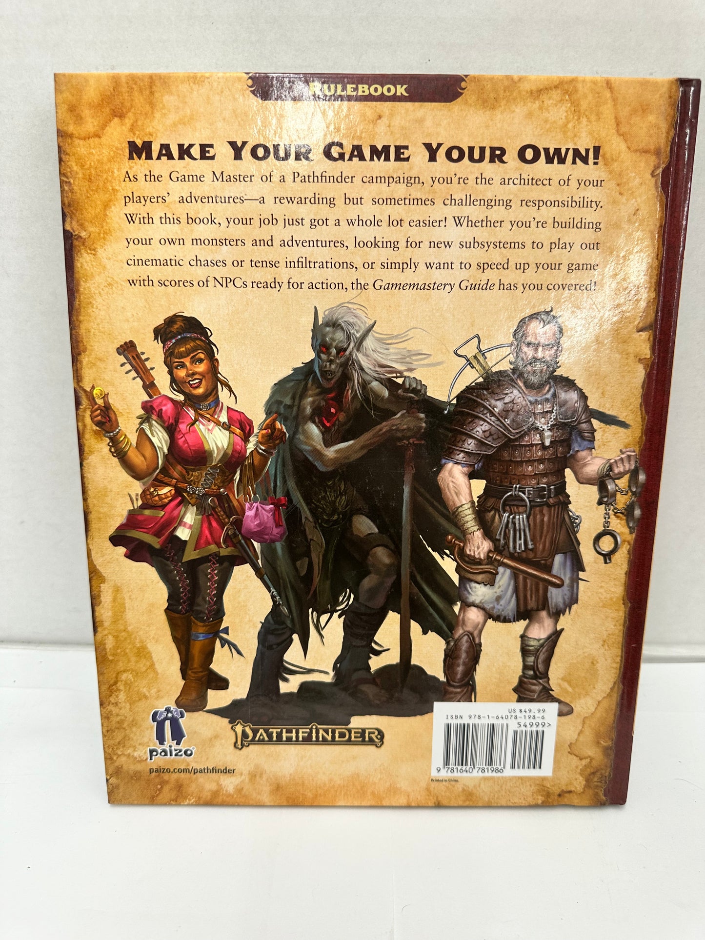 Pathfinder: Gamemastery Guide Second Edition Hardcover