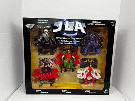 Justice League of America DC Super Heroes Collection IV Figure Set 1999 Hasbro