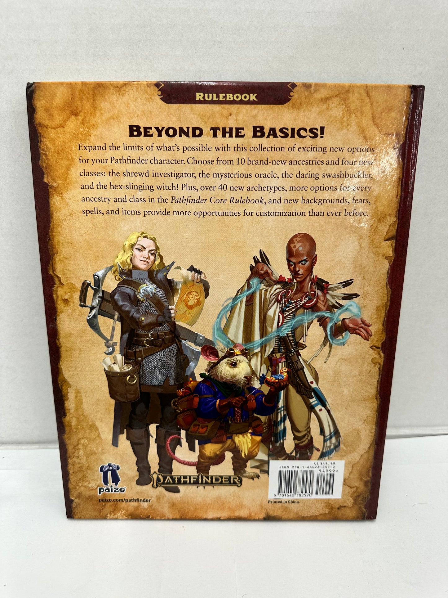 Pathfinder Second Edition Advanced Player's Guide Hardcover