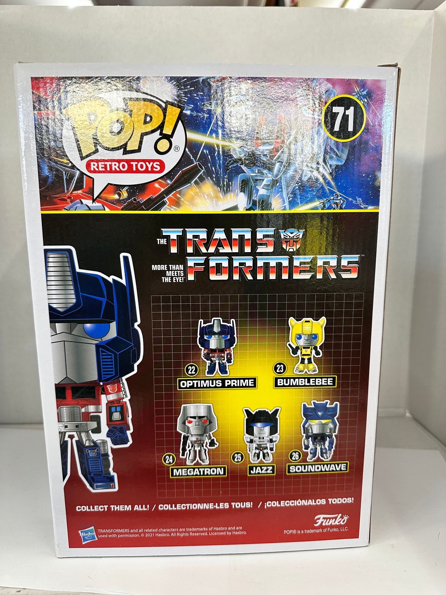 Funko POP!  Optimus Prime 10-Inch #71 Walmart Exclusive Jumbo