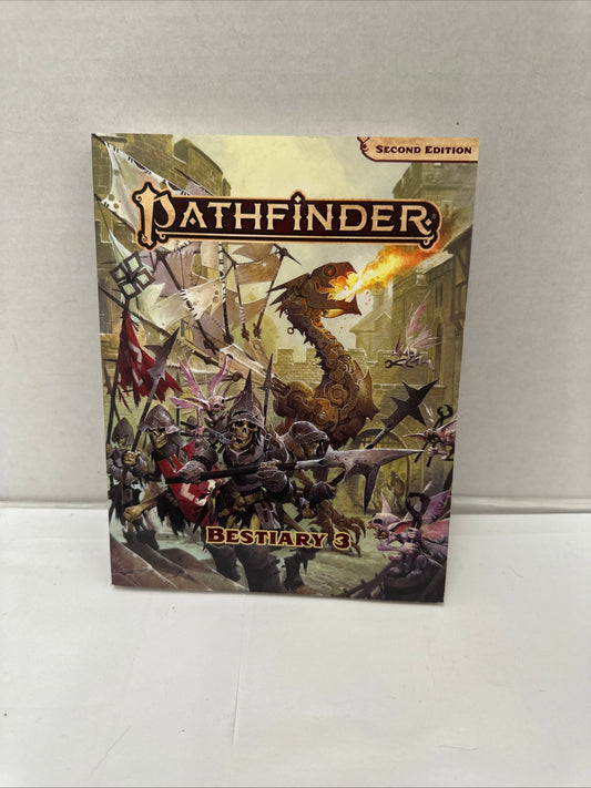 Pathfinder 2nd Edition Fantasy RPG: Bestiary 3 Rulebook (Hardcover)