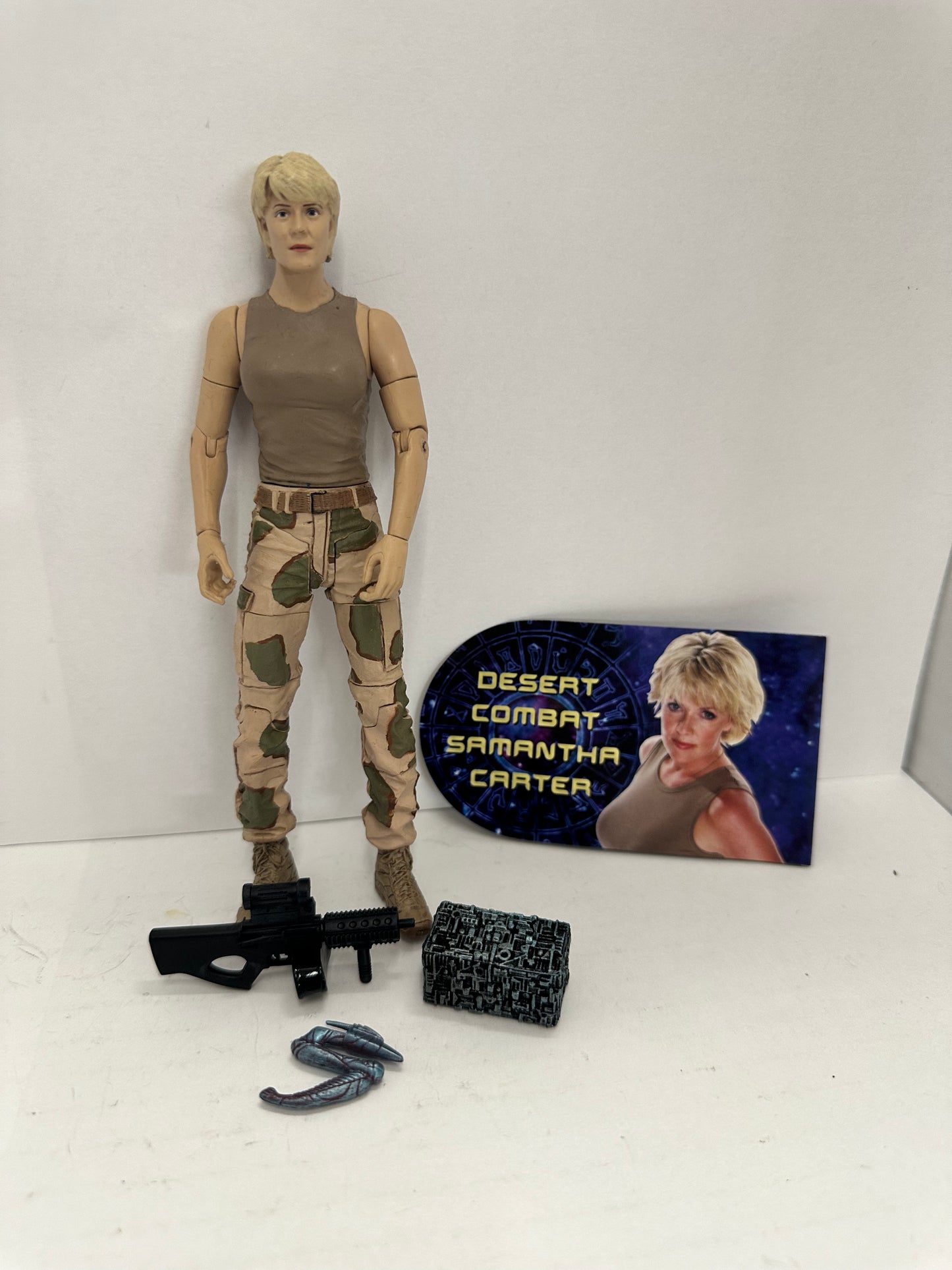 Desert Combat Samantha Carter Stargate SG1 Figure 2007 Diamond Select Loose #1