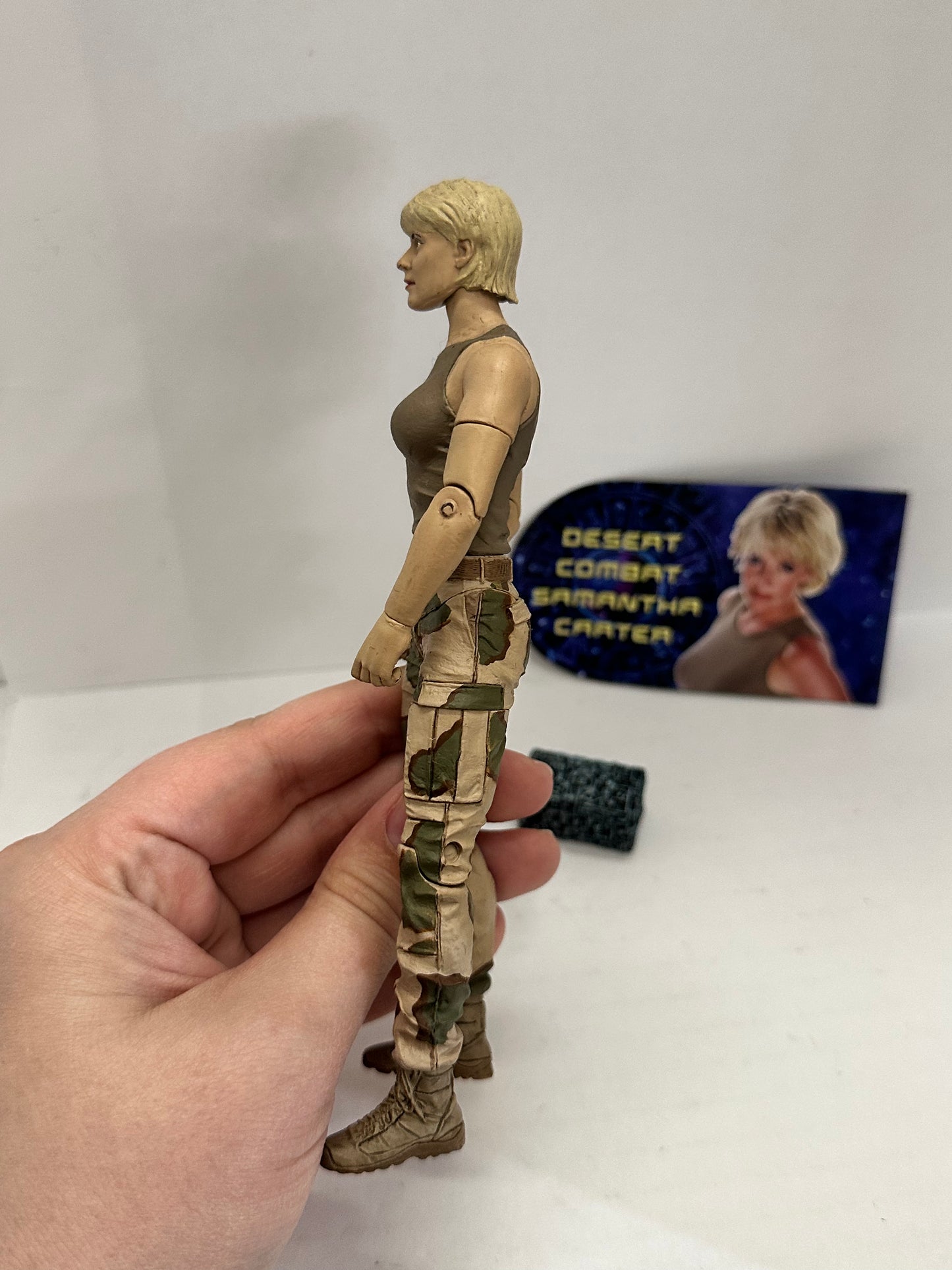 Desert Combat Samantha Carter Stargate SG1 Figure 2007 Diamond Select Loose #1
