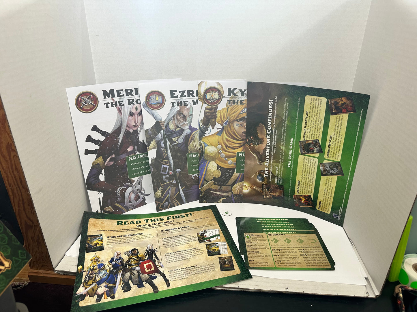 Pathfinder Beginner Box Second Edition Open Box Not Complete