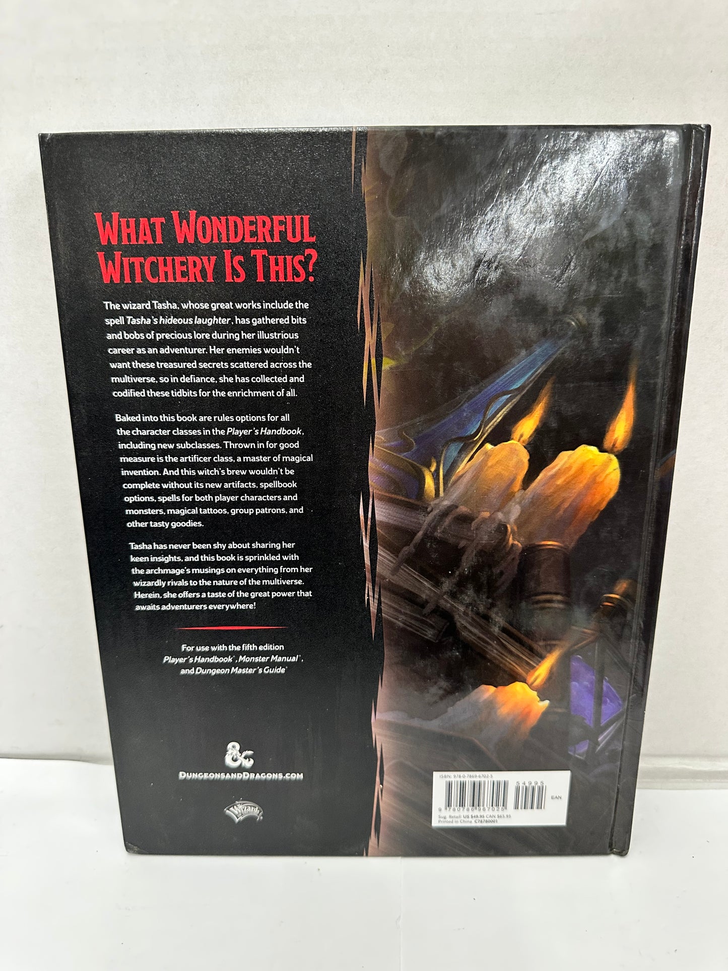 D&D Tasha's Cauldron of Everything, 2020 Hardcover Rulebook
