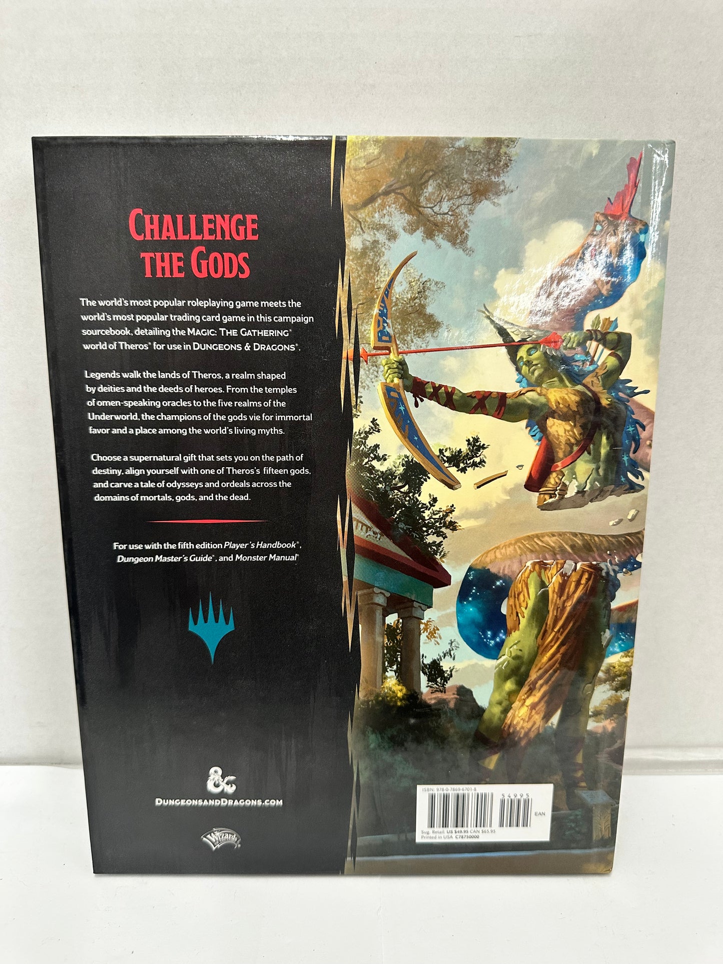 Dungeons  & Dragons Mythic Odysseys of Theros Hardcover