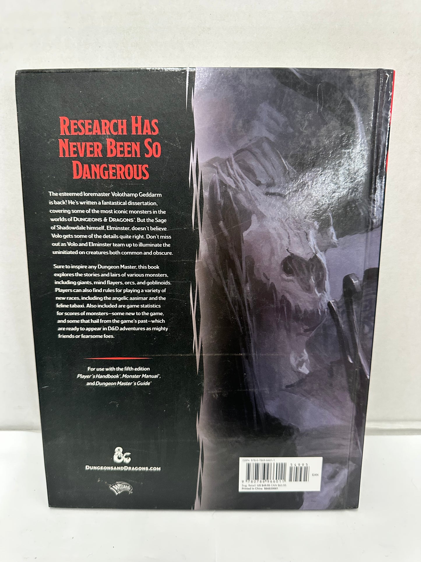 Volo's Guide to Monsters Dungeons & Dragons Hardcover