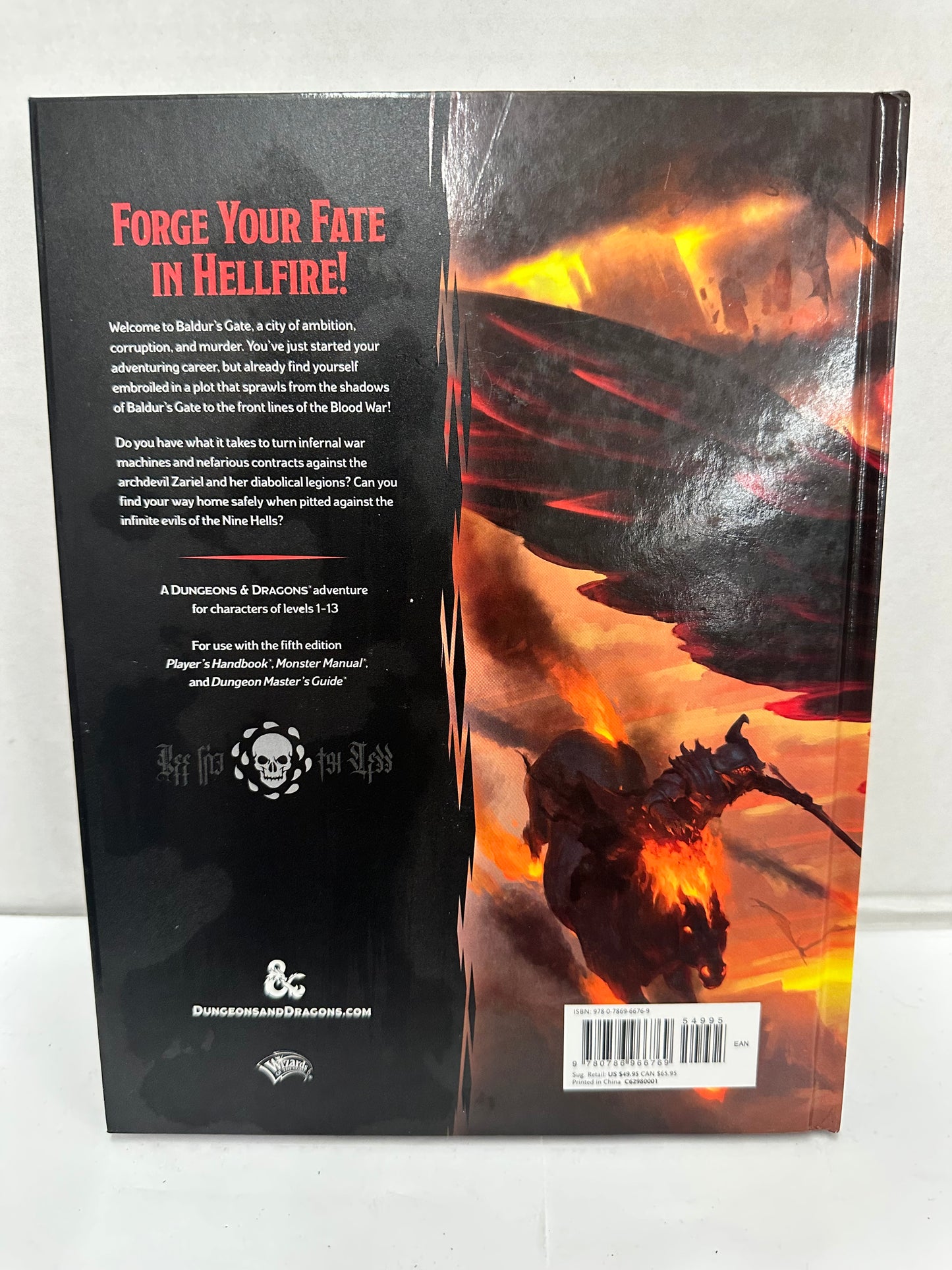 Dungeons & Dragons Baldur's Gate: Descent into Avernus Includes Map