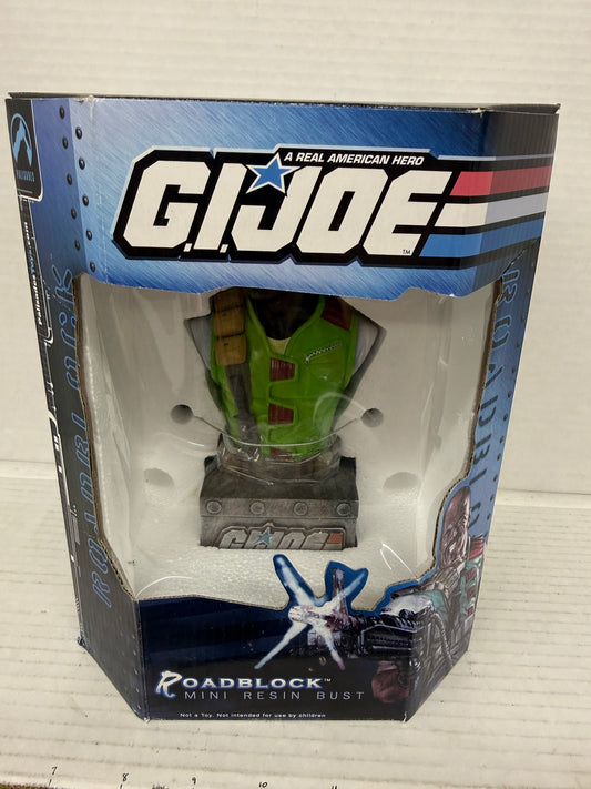 Roadblock Mini Resin Bust Figure GI Joe by Palisades NIB New