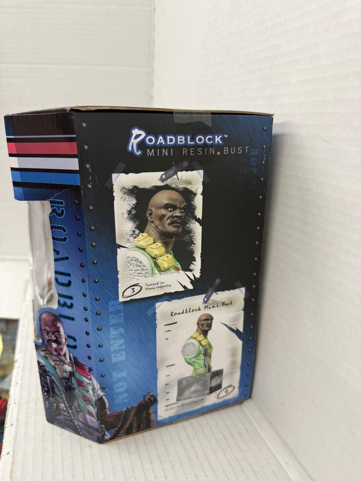 Roadblock Mini Resin Bust Figure GI Joe by Palisades NIB New