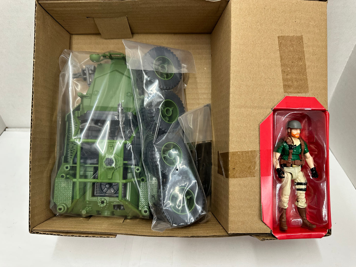 G.I. Joe Action Figure Retro A.W.E. Striker Vehicle Crankcase Hasbro Open Box