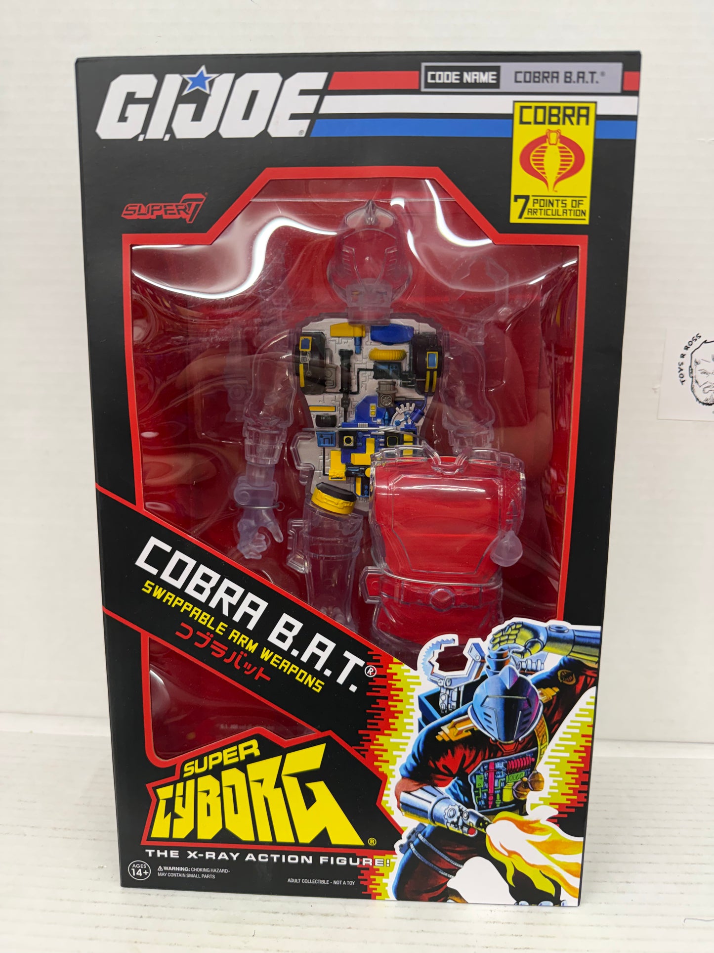 Statue SUPER 7, BATS (clear)