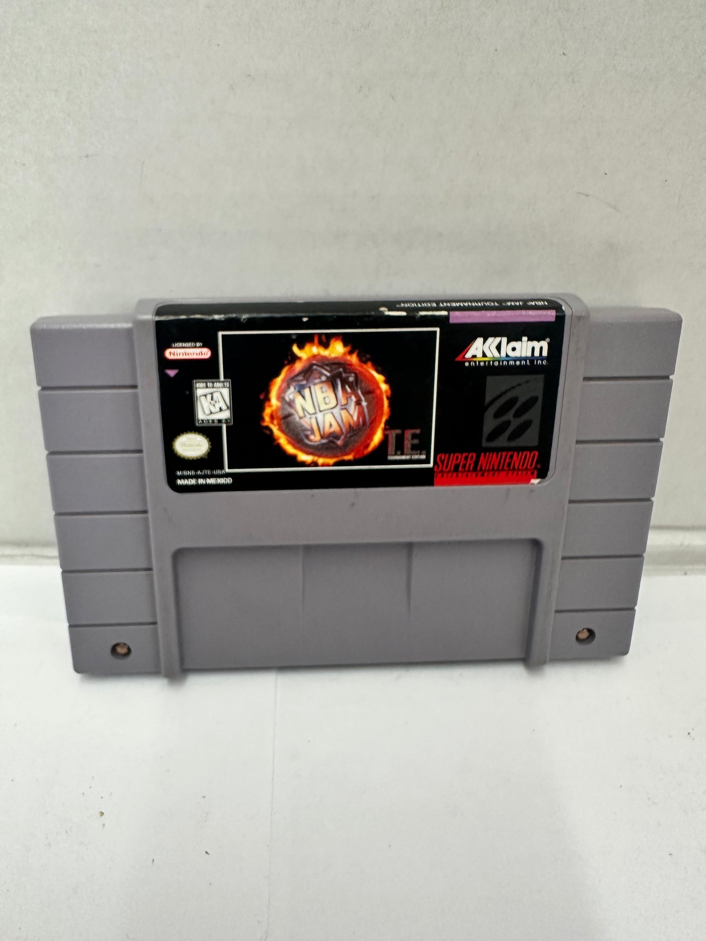 NBA Jam Tournament Edition SNES Tested Working