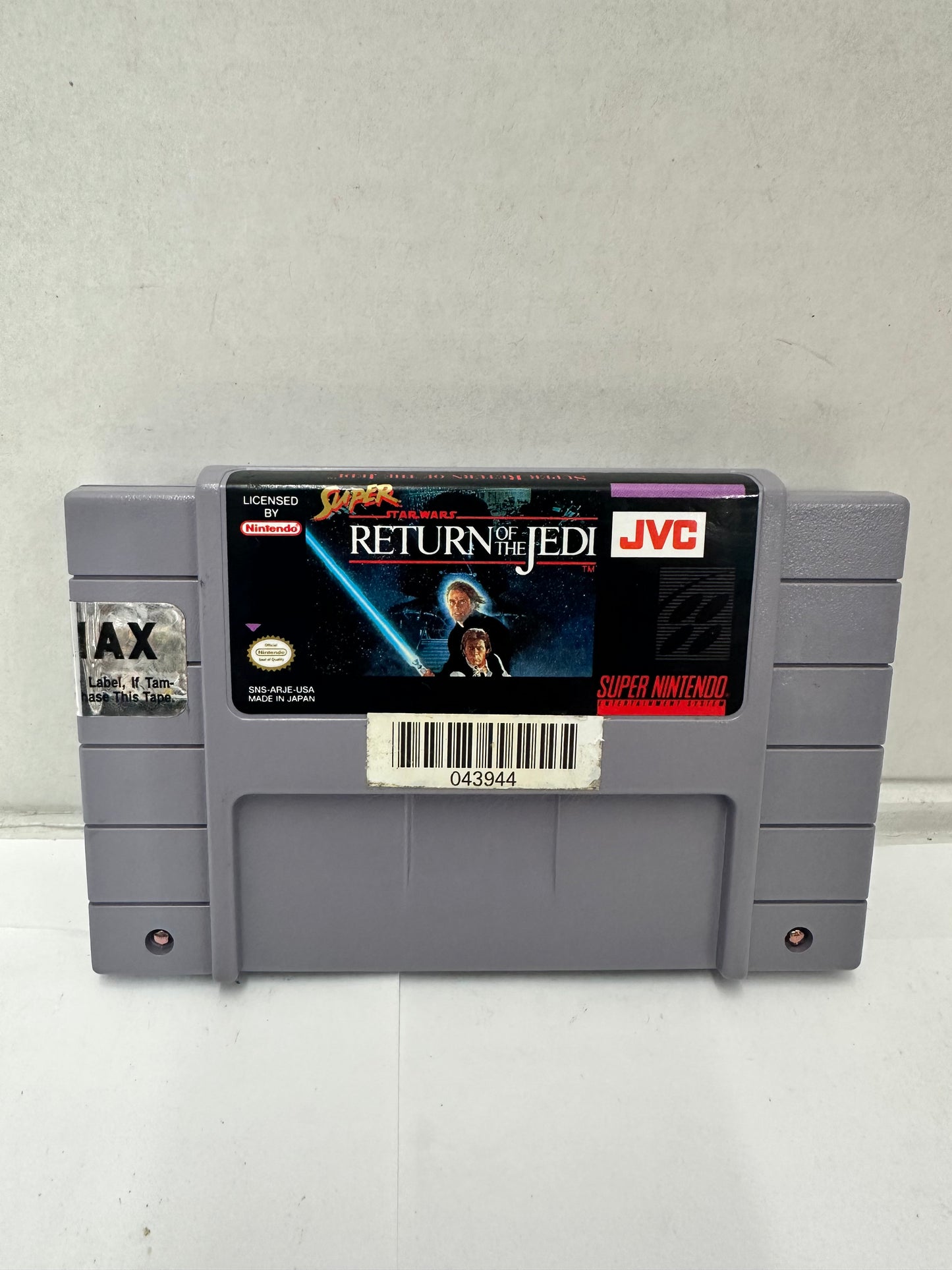 Super Star Wars Return of the Jedi (Super Nintendo SNES, 1994) w/ Manual
