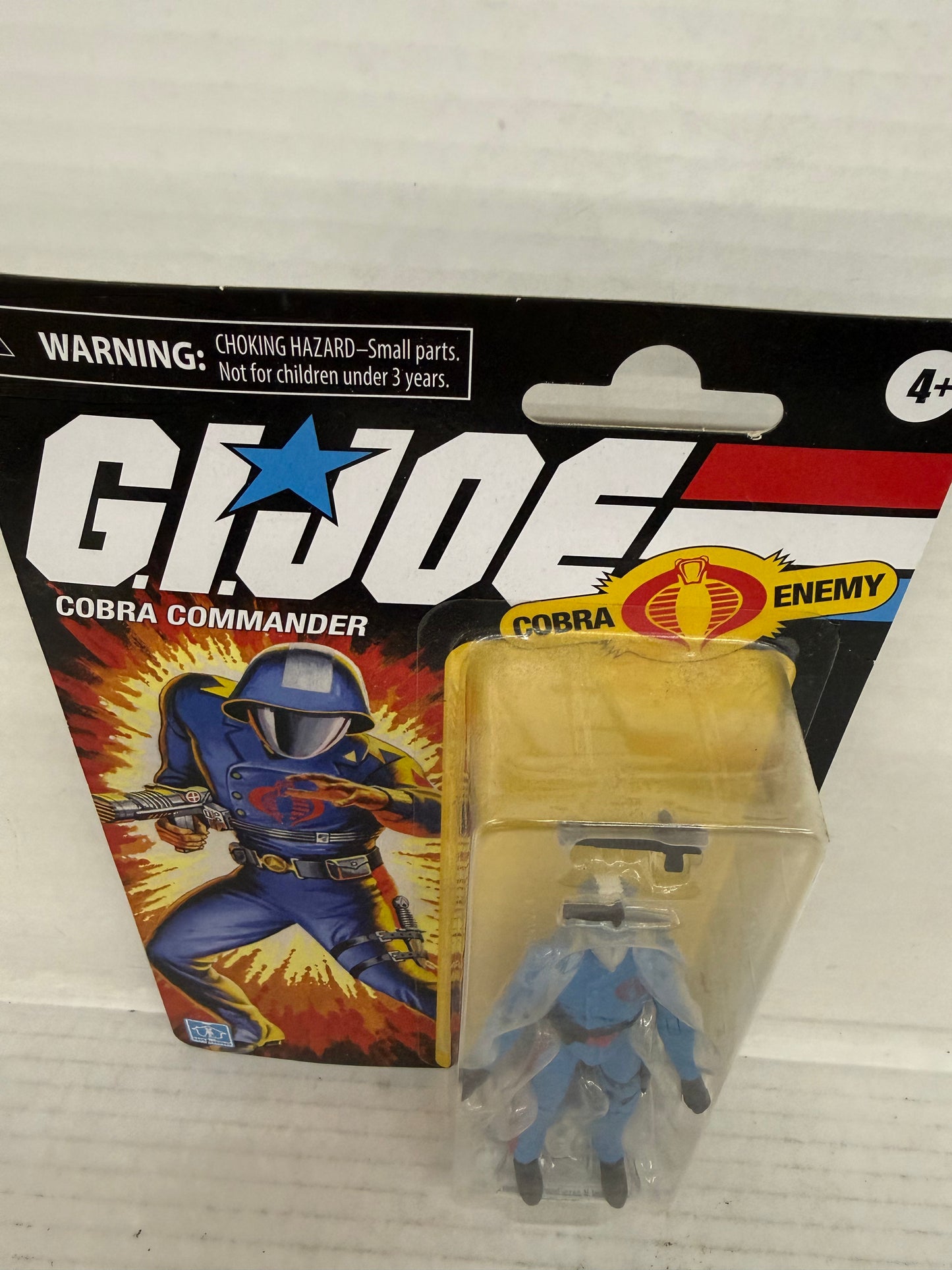 Hasbro GI Joe Retro 3.75” Walmart Exclusive - Cobra Commander NIB!