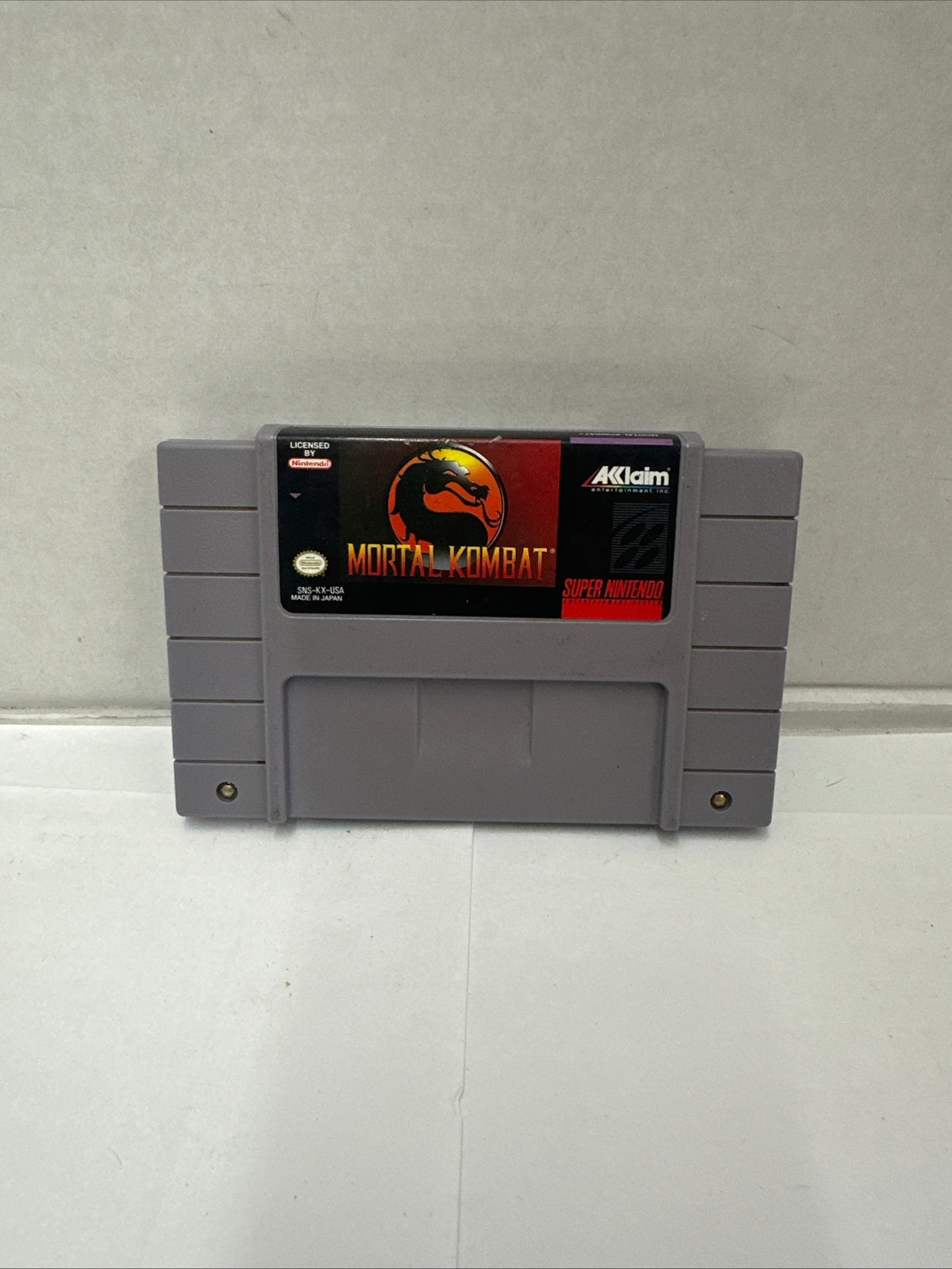 Mortal Kombat (Super Nintendo SNES, 1993) Game Only Tested And Working