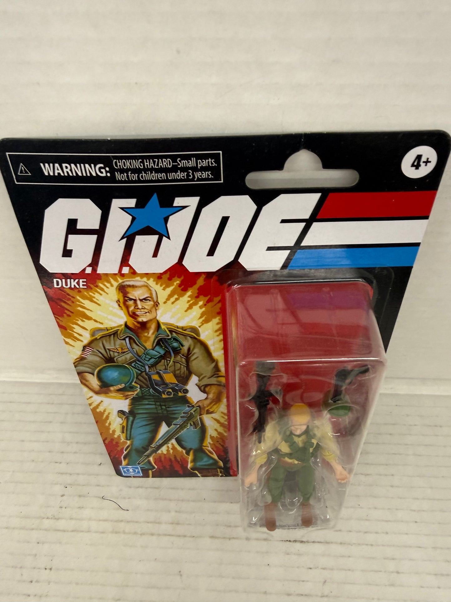 Hasbro G. I. Joe Duke 3.75 inch Collectible Retro Action Figure Cobra Commander