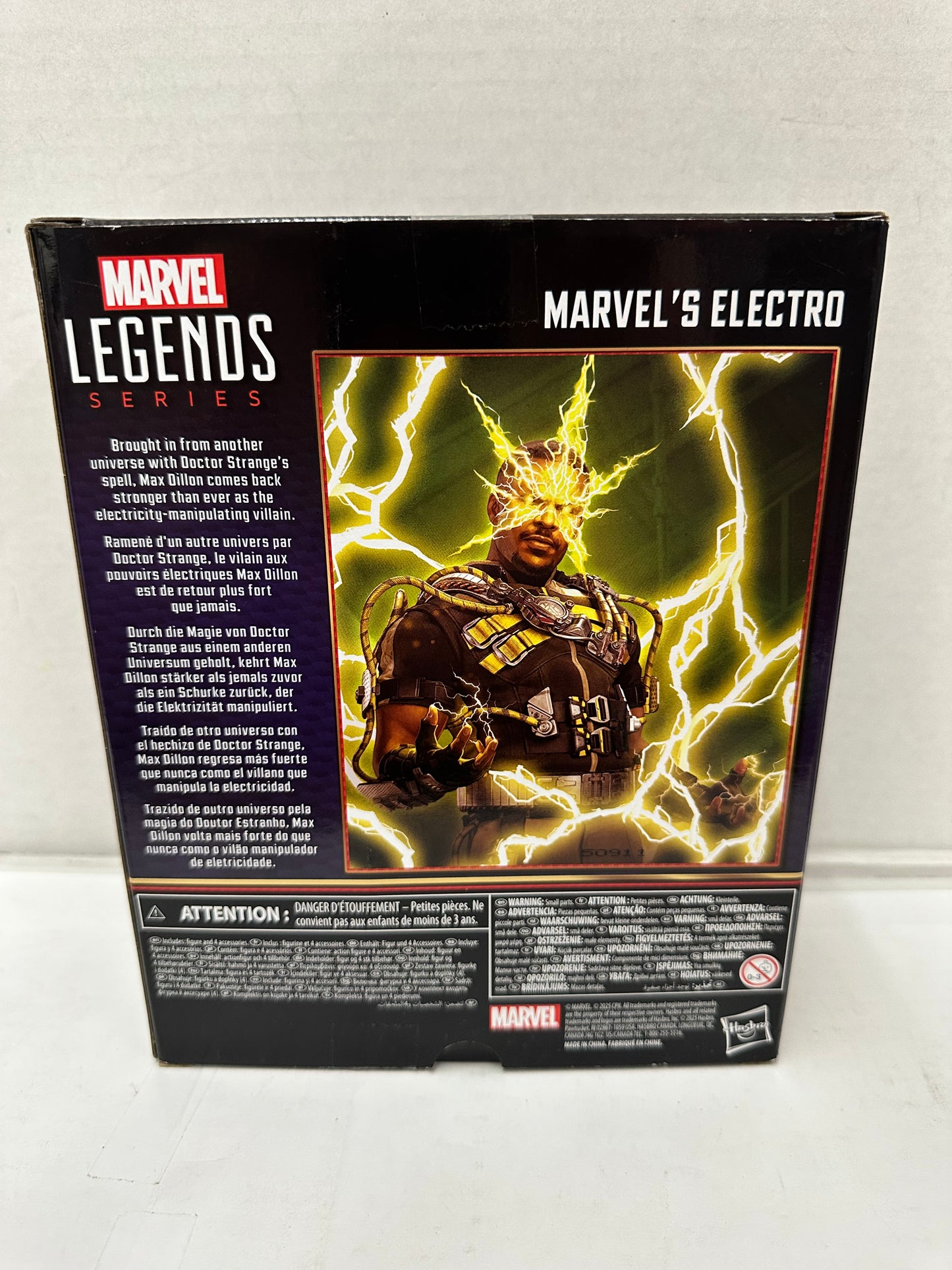 Marvel Legends Spider-Man No Way Home Electro 6" Figure Open Box