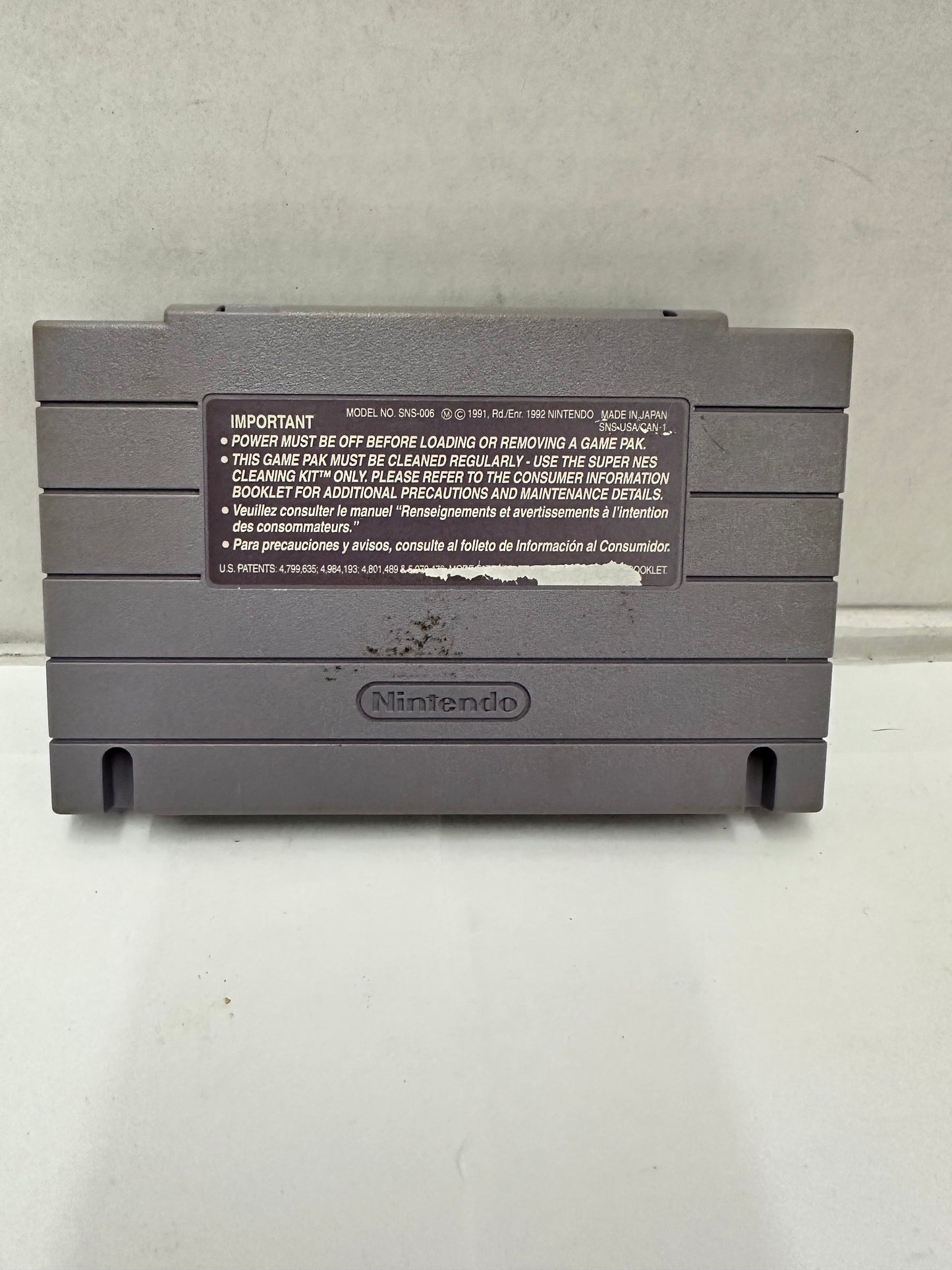 Acclaim Mortal Kombat II Nintendo SNES Game Cartridge Tested