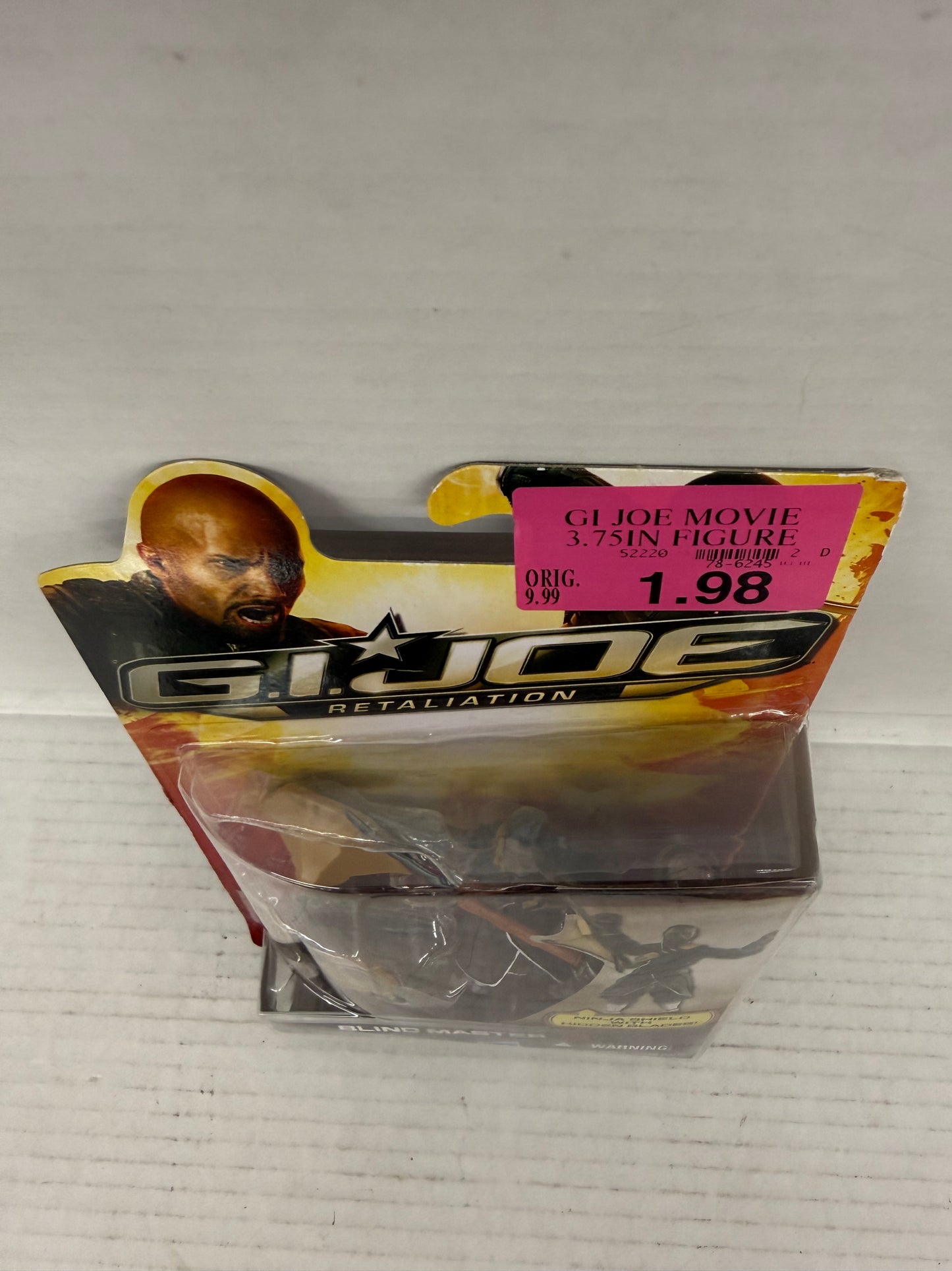 GI Joe Retaliation Blind Master carded figure 2013 New Sealed