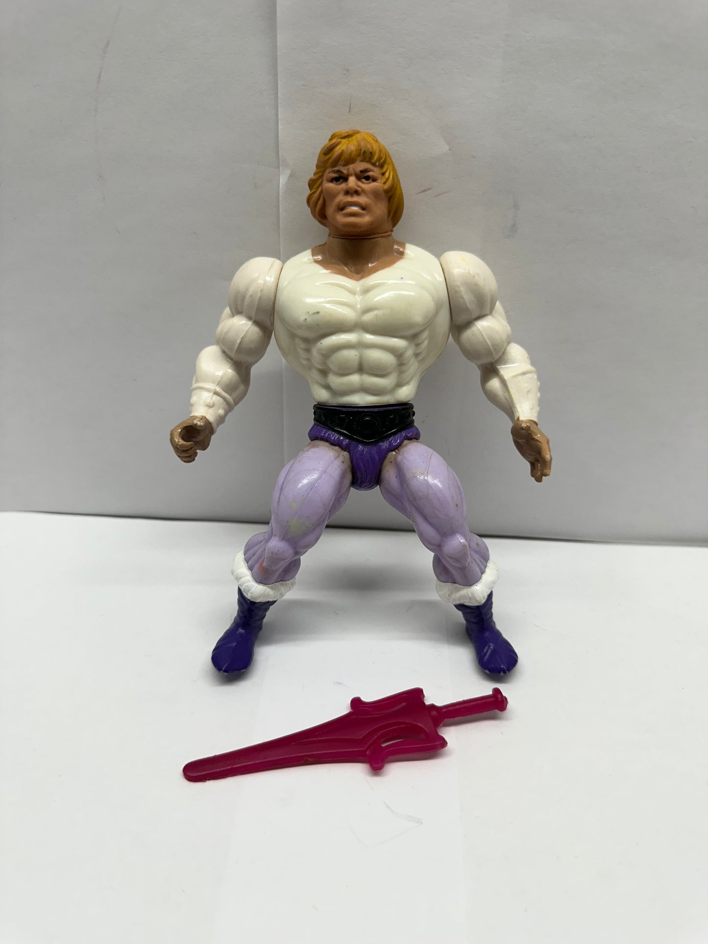 Vintage Prince Adam MOTU He-Man Masters Of The Universe Action Figure 1981 #4