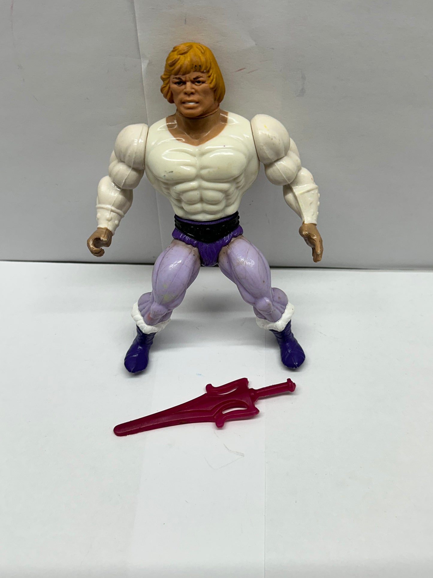 Vintage Prince Adam MOTU He-Man Masters Of The Universe Action Figure 1981 #4