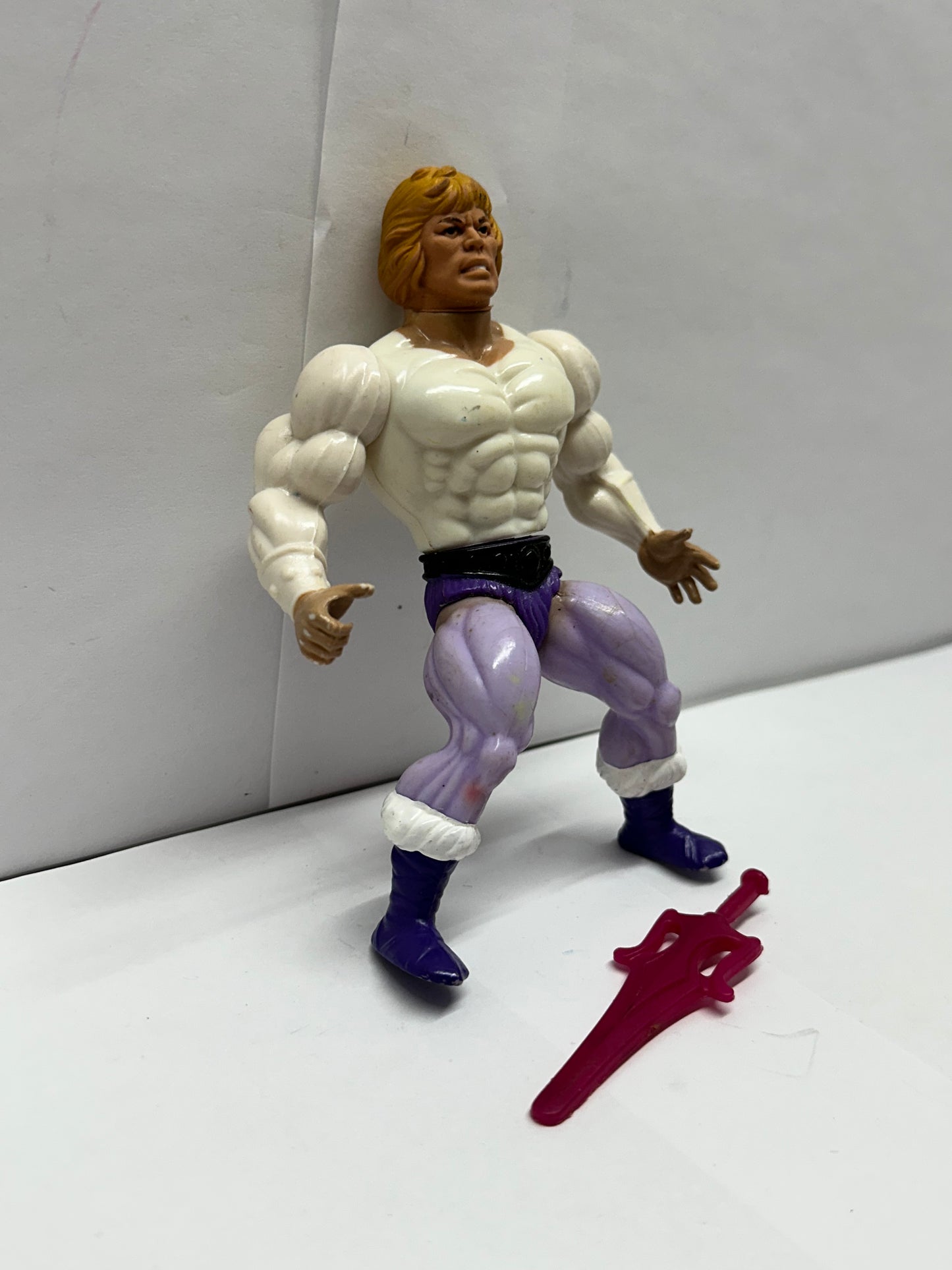 Vintage Prince Adam MOTU He-Man Masters Of The Universe Action Figure 1981 #4