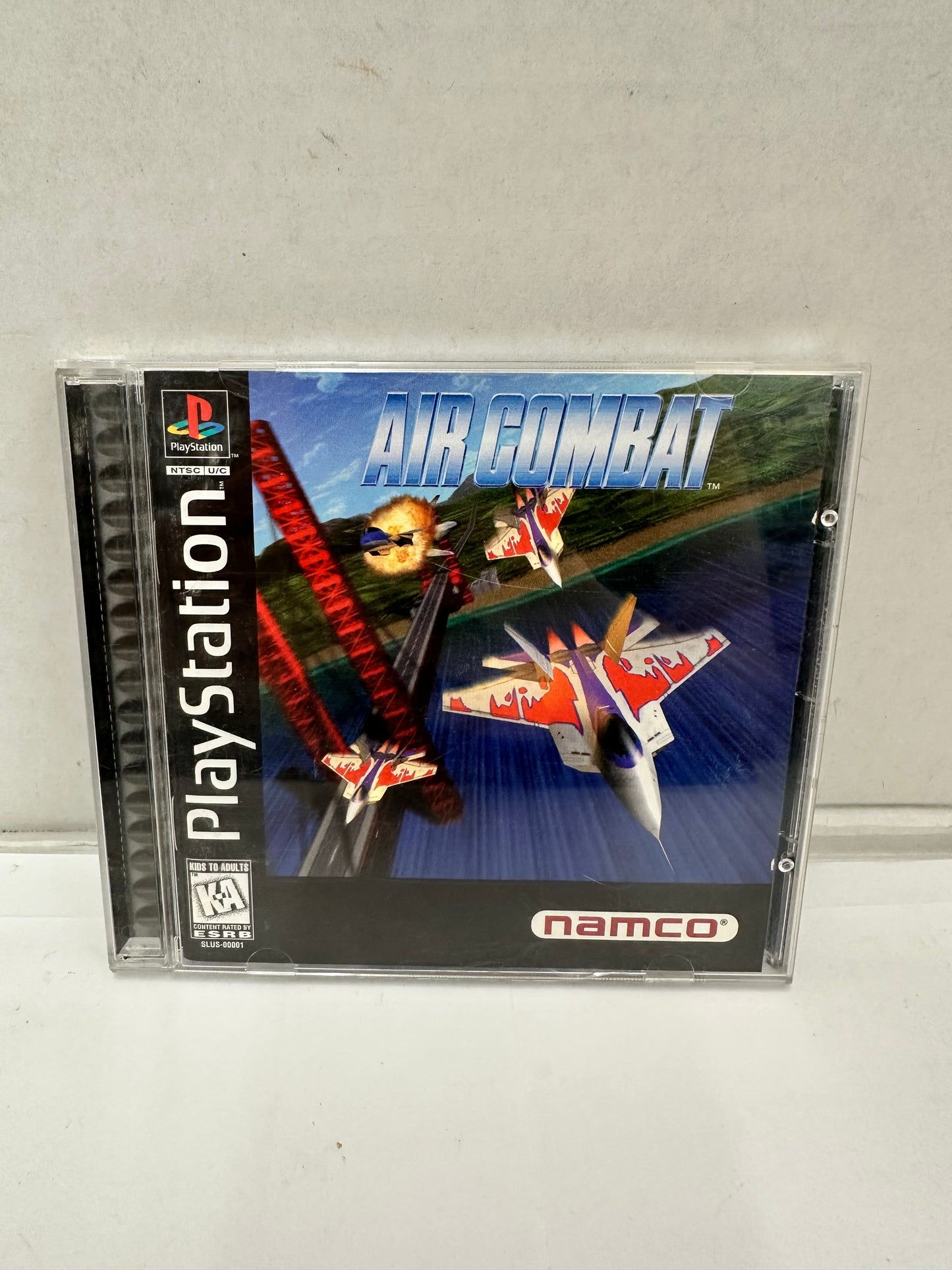 Air Combat (Sony PlayStation 1, 1995) Black Label CIB Tested