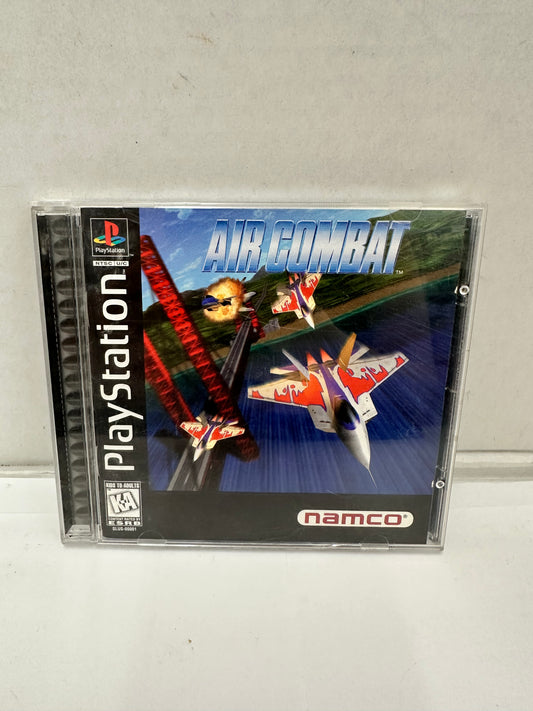 Air Combat (Sony PlayStation 1, 1995) Black Label CIB Tested