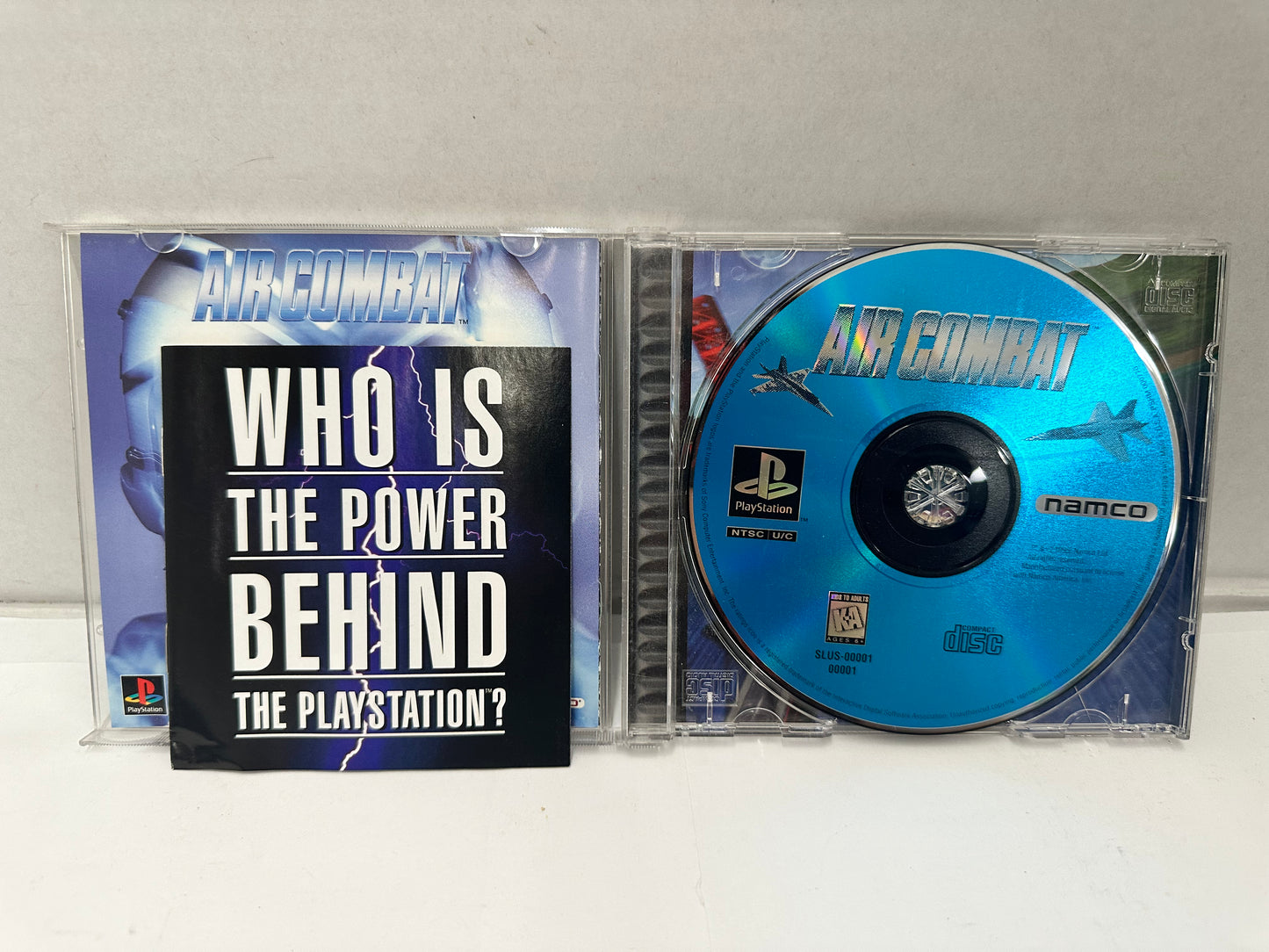 Air Combat (Sony PlayStation 1, 1995) Black Label CIB Tested
