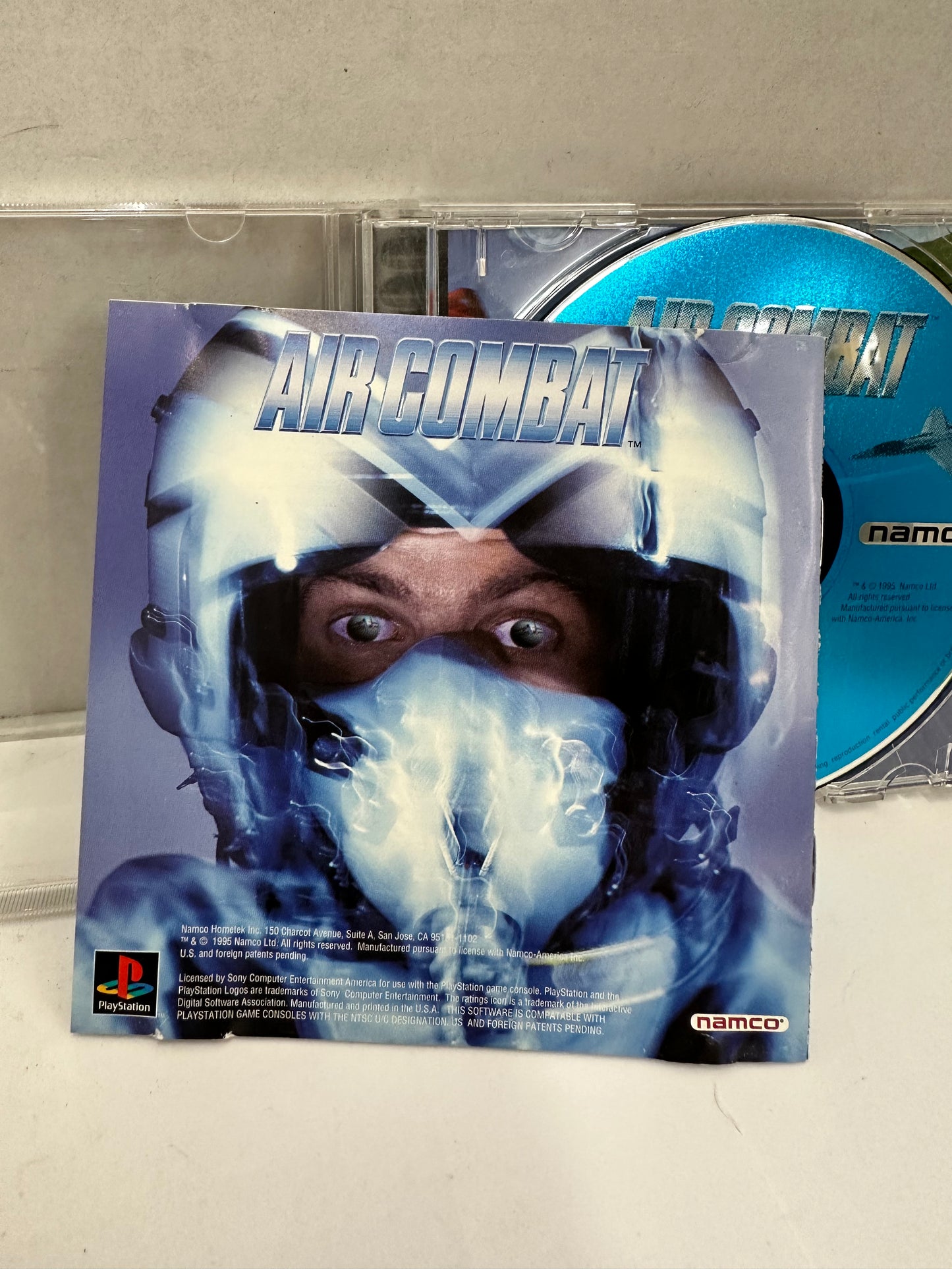 Air Combat (Sony PlayStation 1, 1995) Black Label CIB Tested