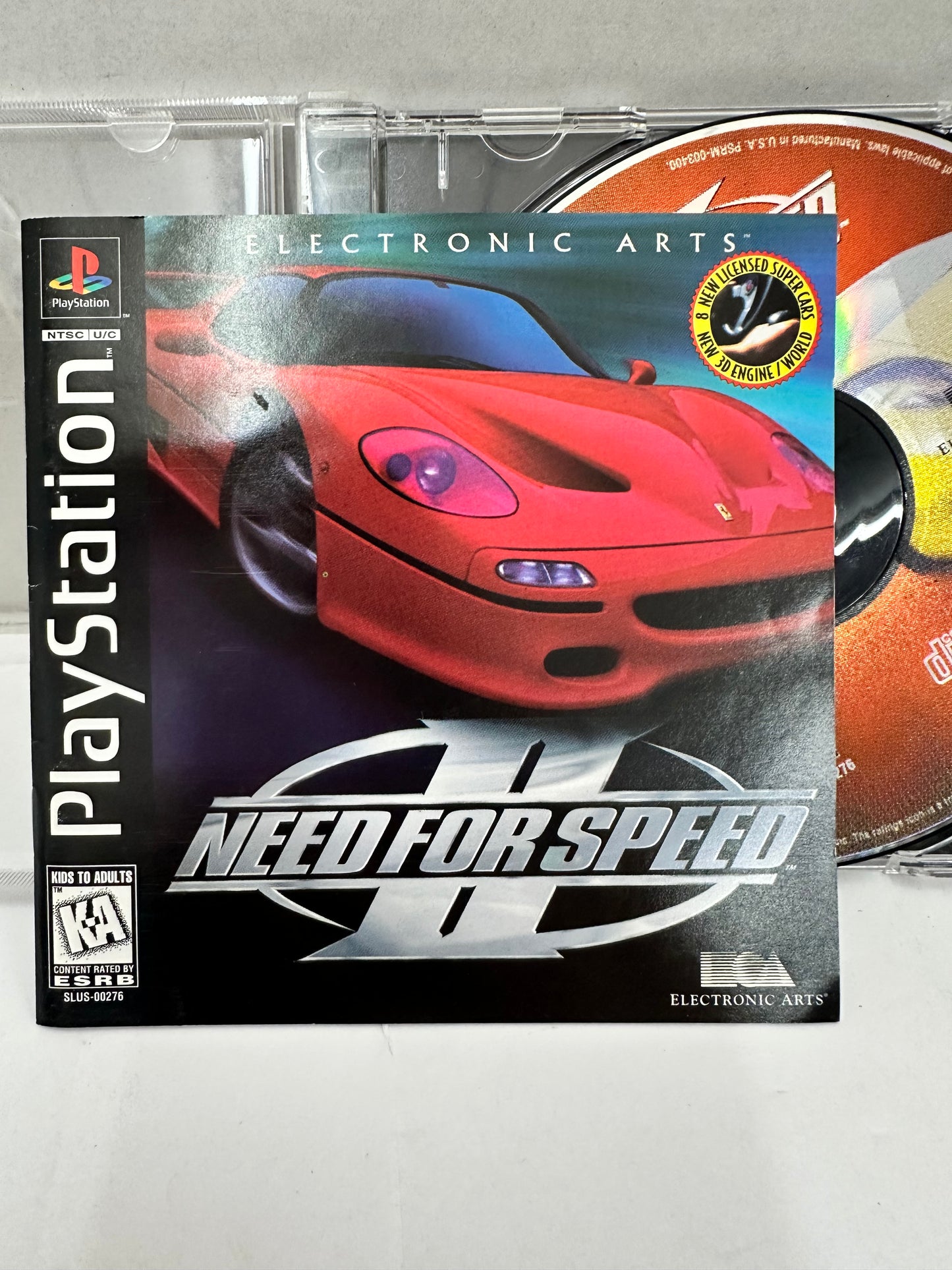 Need for Speed 2 II Video Game 1997 PlayStation PS1 Complete Tested