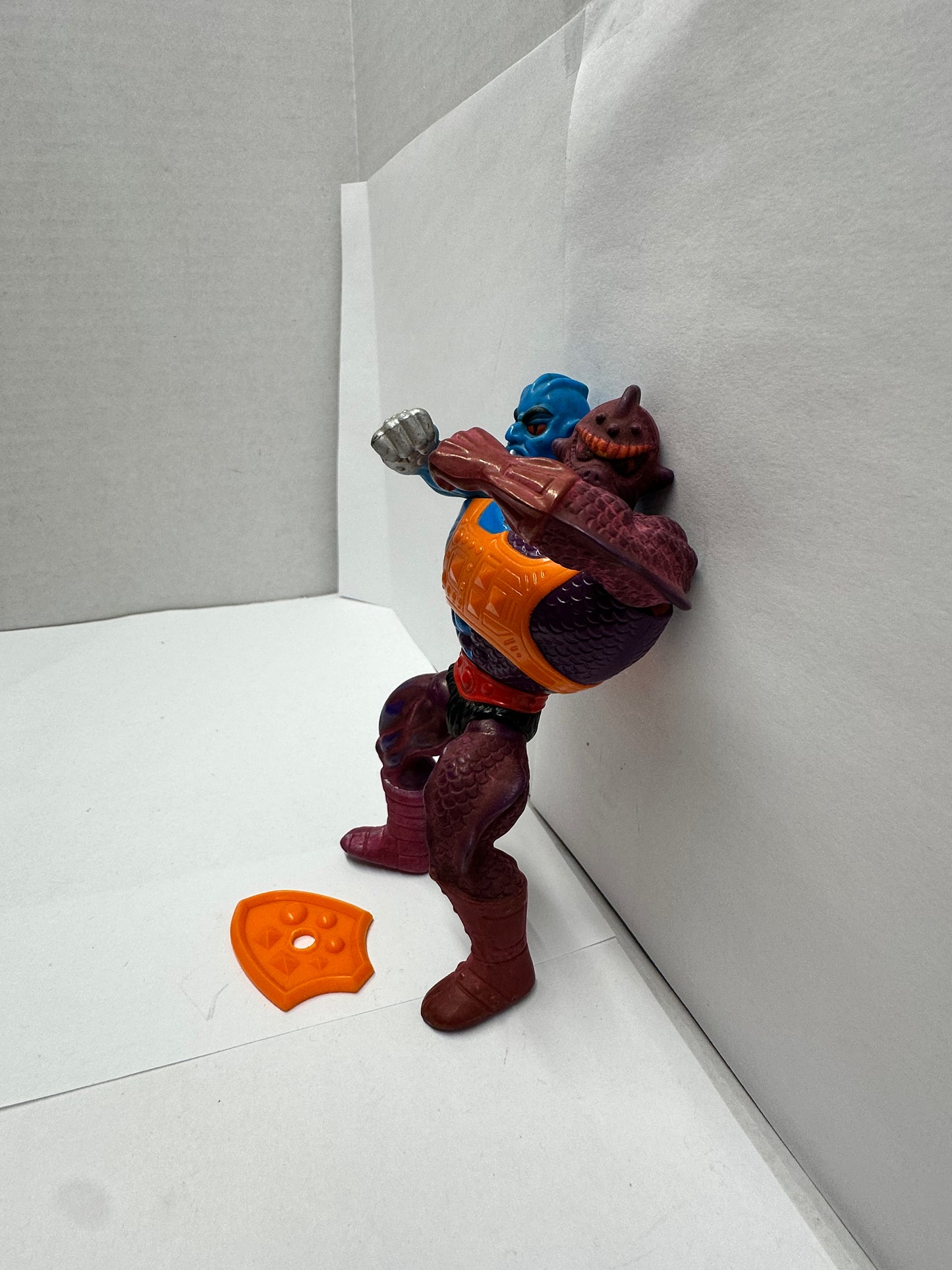 Two Bad Flat Back He-Man Masters of the Universe MOTU 1984 Vintage Near Comp #2