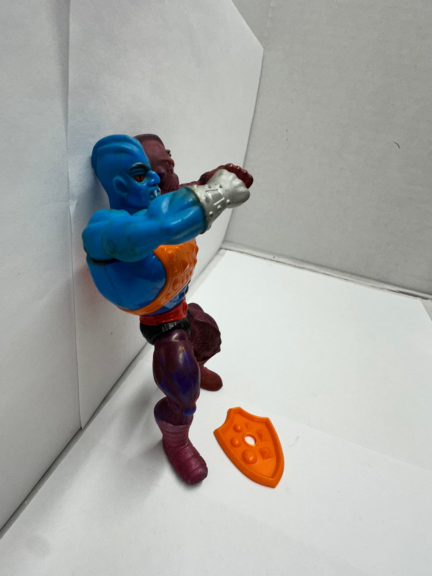 Two Bad Flat Back He-Man Masters of the Universe MOTU 1984 Vintage Near Comp #2