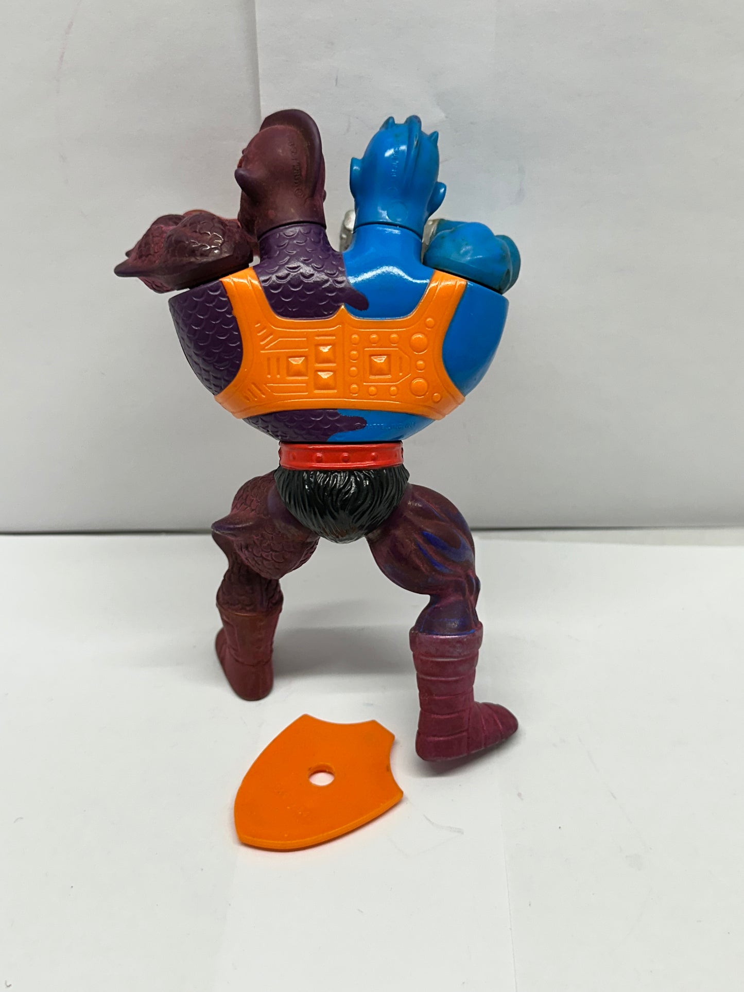 Two Bad Flat Back He-Man Masters of the Universe MOTU 1984 Vintage Near Comp #2