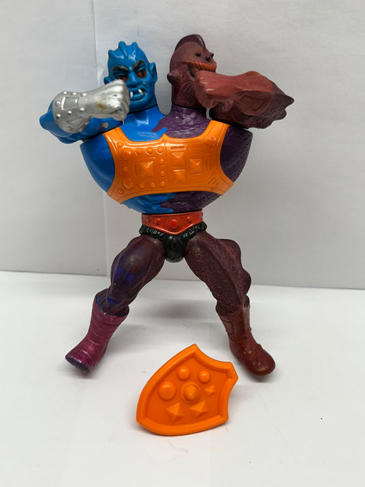 Two Bad Flat Back He-Man Masters of the Universe MOTU 1984 Vintage Complete #3