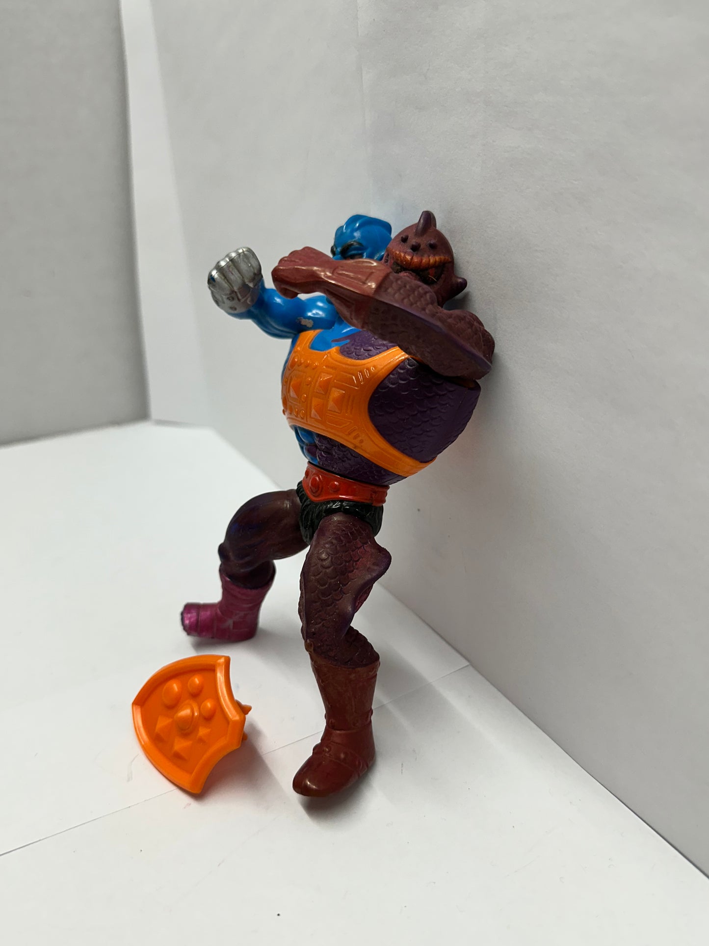 Two Bad Flat Back He-Man Masters of the Universe MOTU 1984 Vintage Complete #3