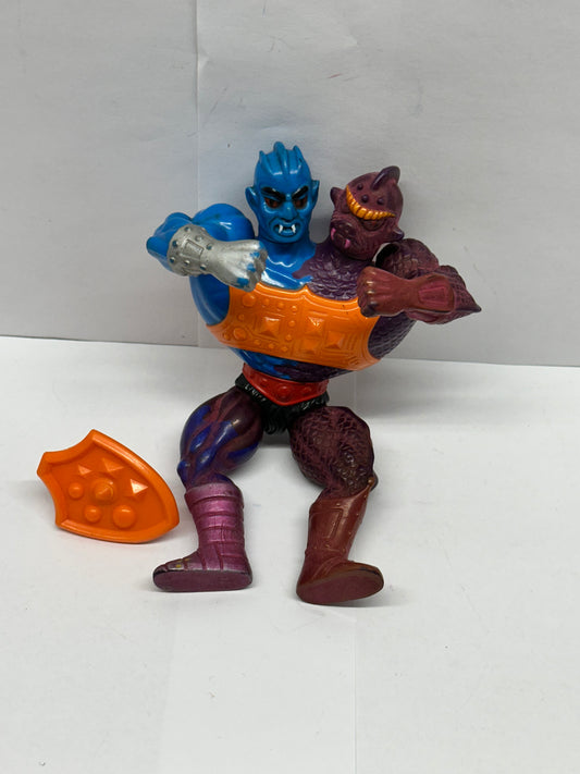 Two Bad Flat Back He-Man Masters of the Universe MOTU 1984 Vintage Complete #4